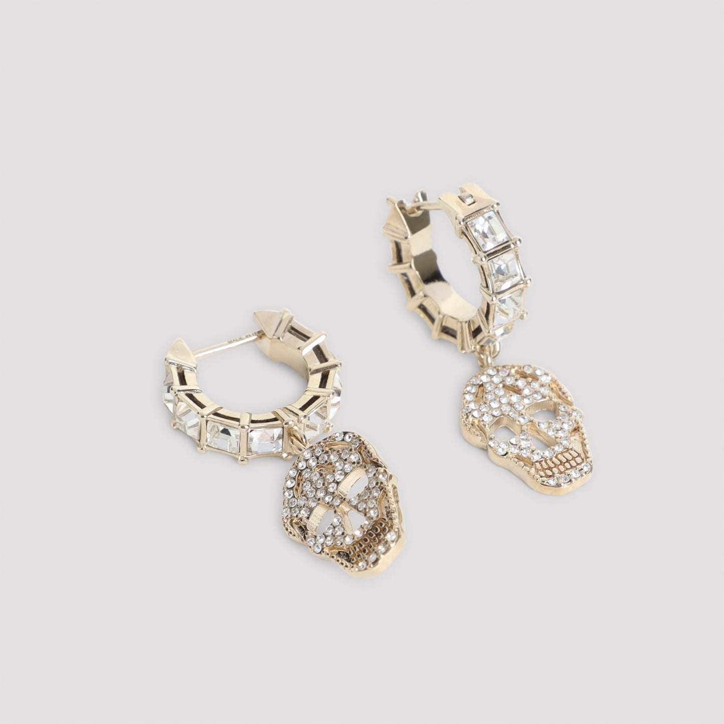 Alexander Mcqueen Pavè Skull Earrings Women