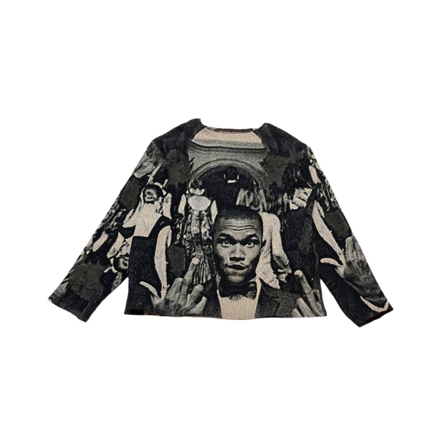 Men's Tapestry Frank Ocean Sweater In Black