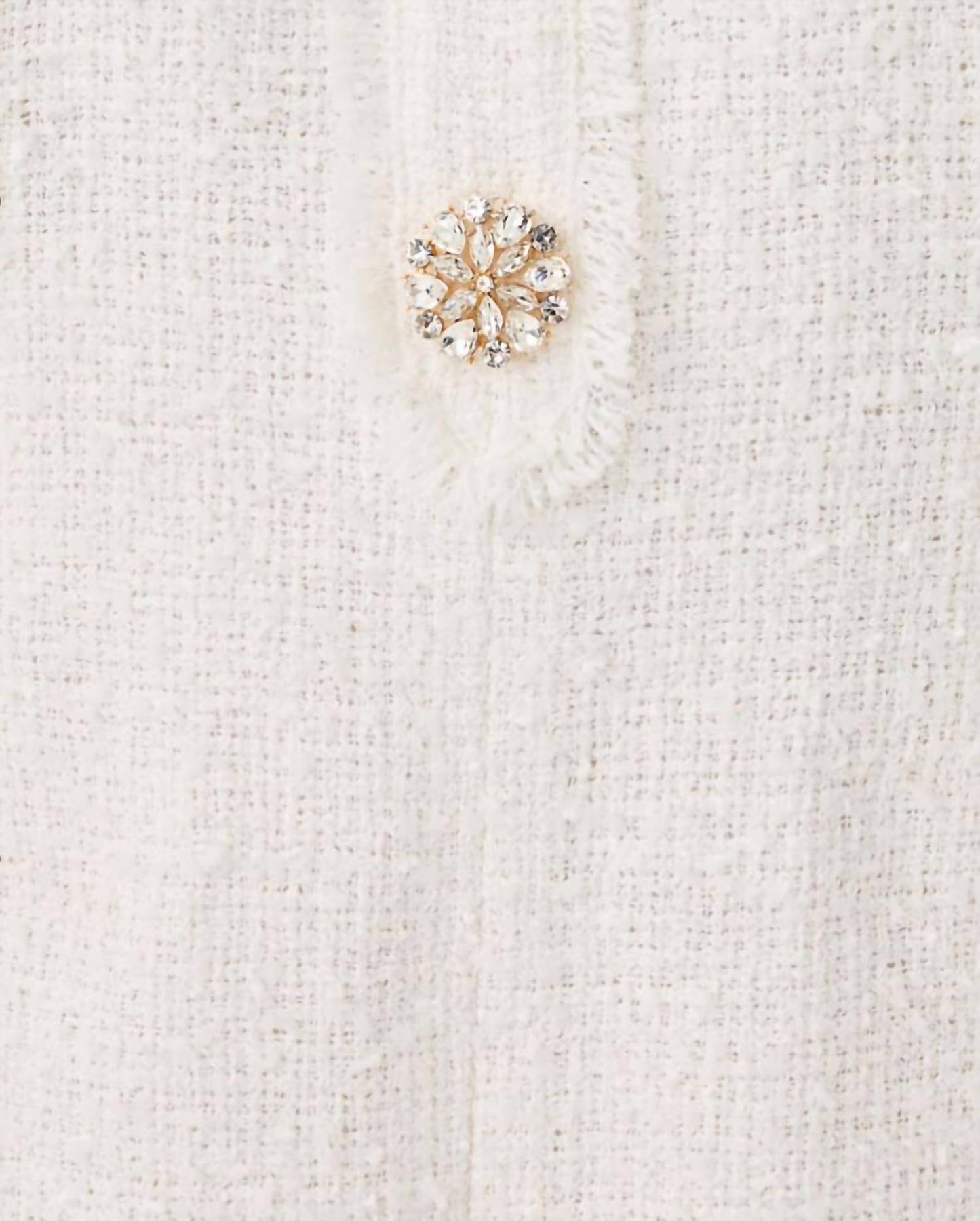 Geneva Dress In Coconut Chic Chick Boucle