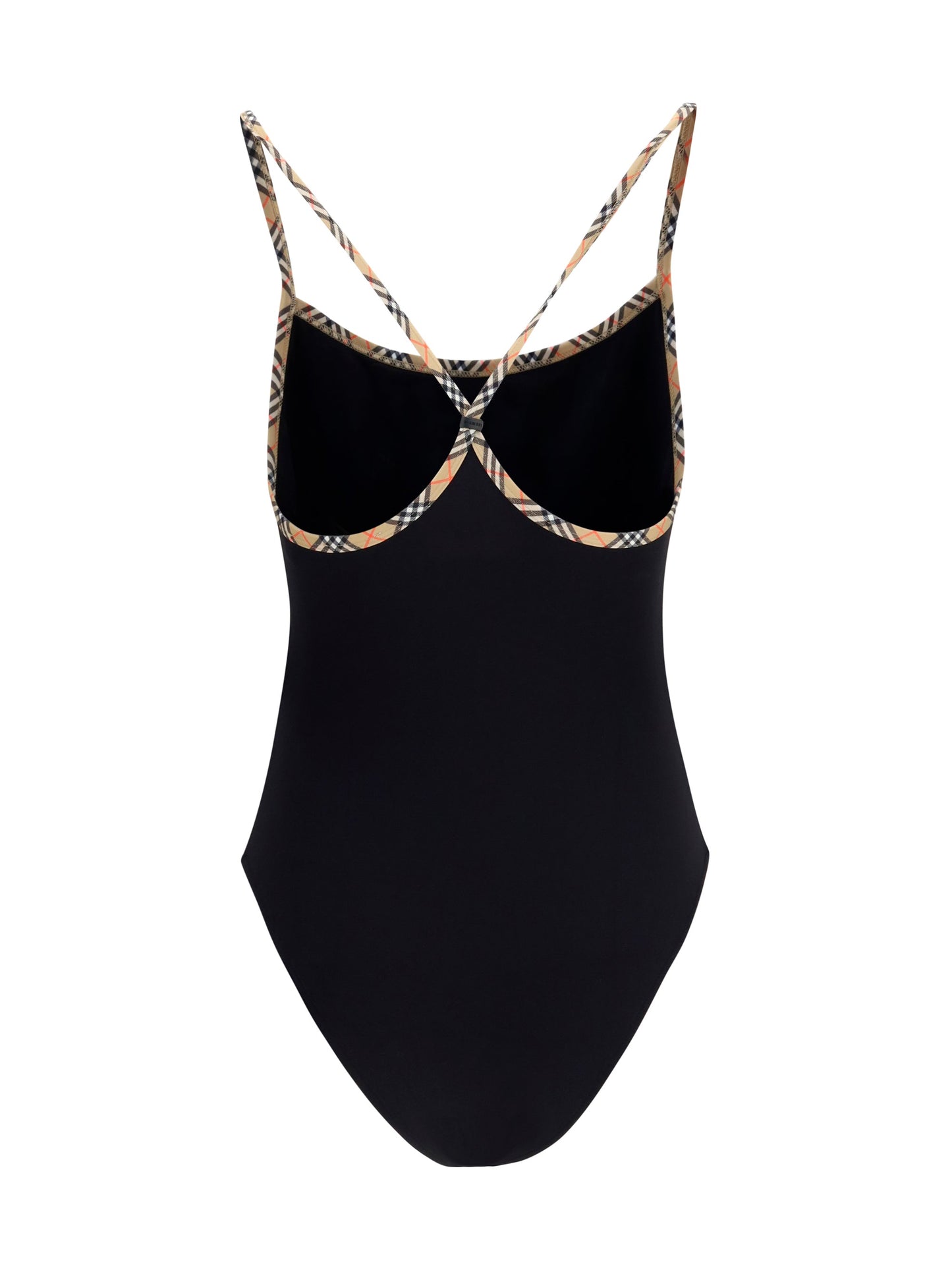 Burberry Women Check Trim Swimsuit