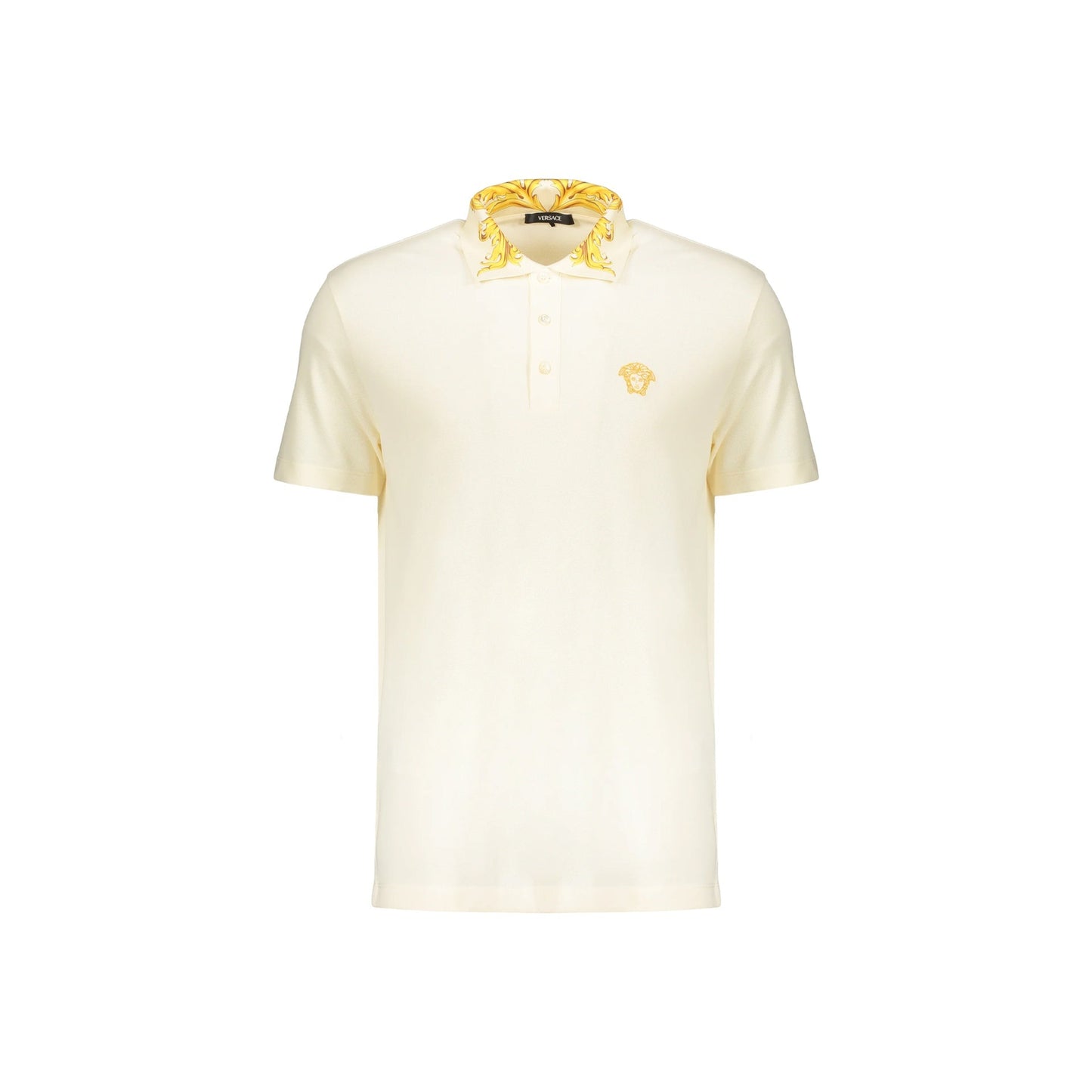 Versace Contrast Collar Polo Men