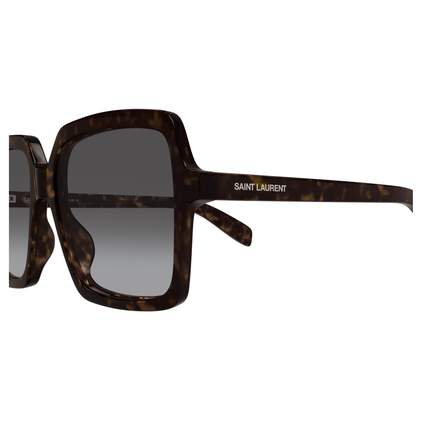 Oversized Square Sunglasses With Tortoiseshell Pattern And Gradient Lenses