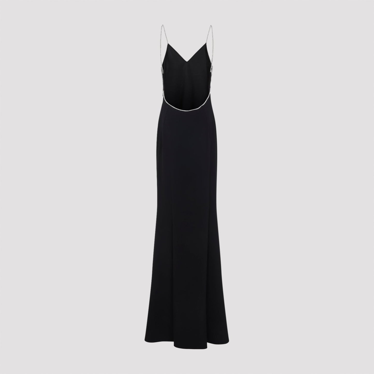 Tom Ford Crystal Chain Embroidery Satin Dress Women