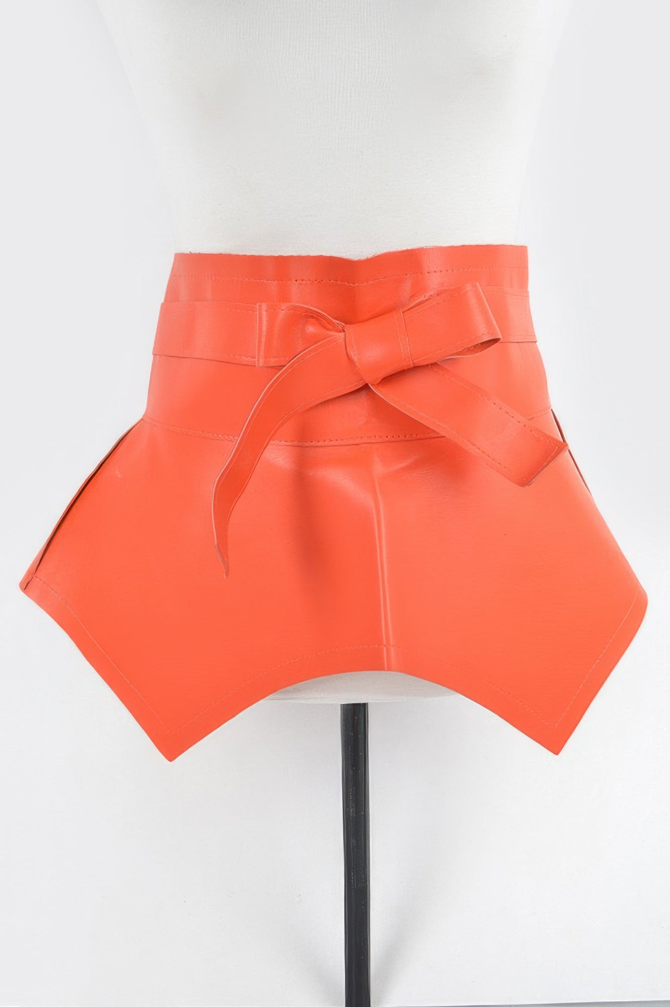 Faux Leather Skirt Belt