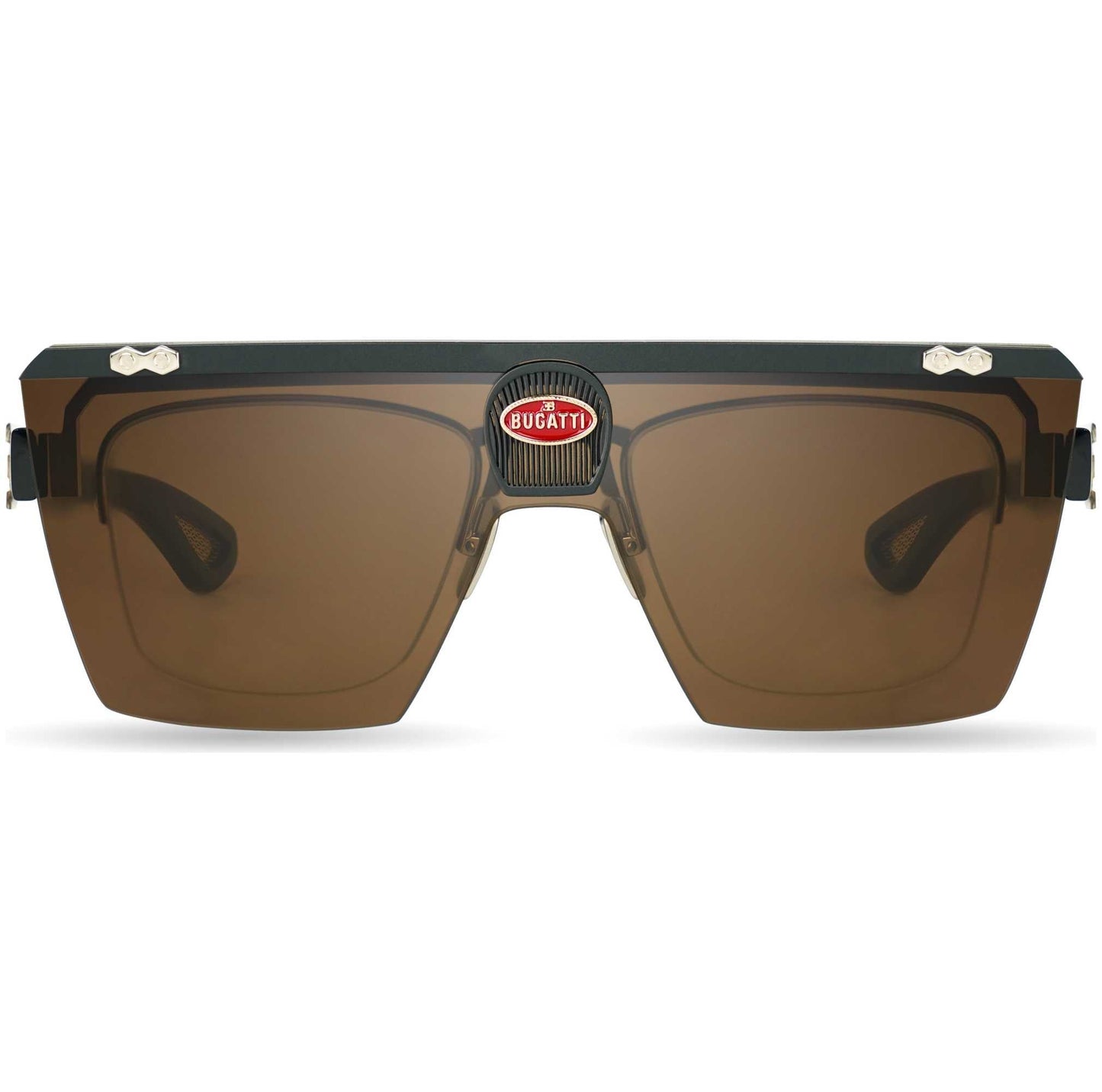Bugatti Men's 42 mm Black Sunglasses