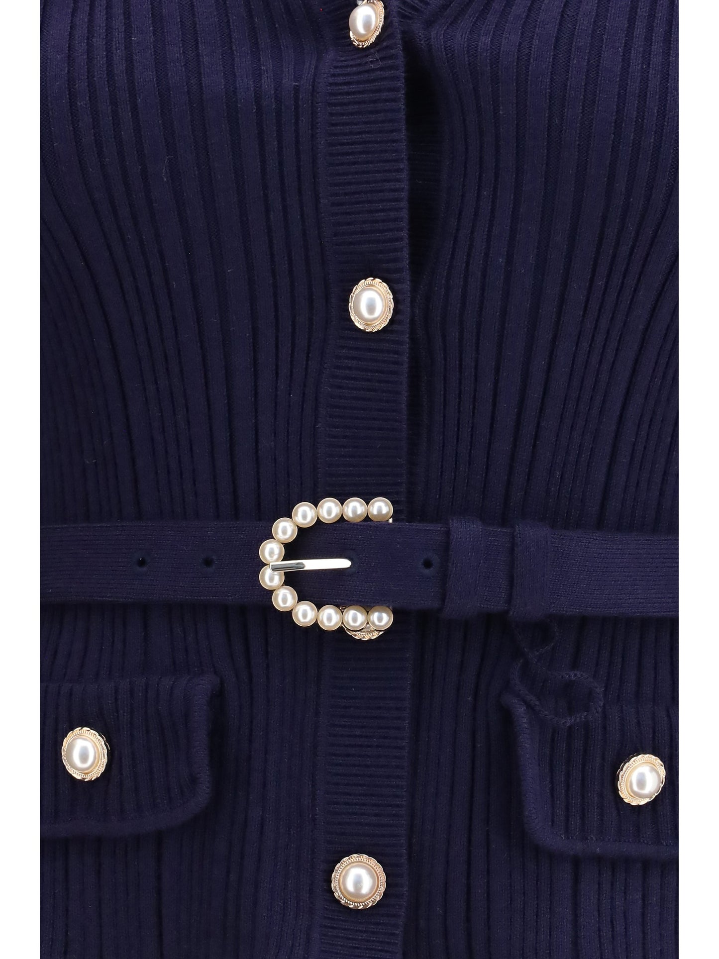 Self-Portrait Women Ribbed Cardigan