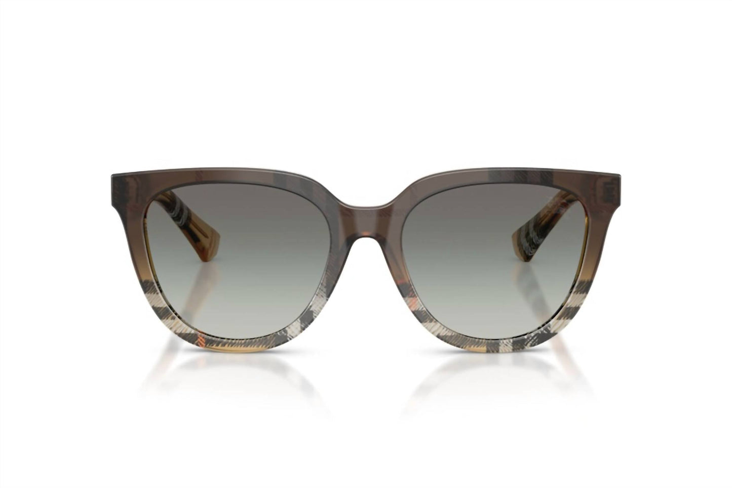 Women's Square Sunglasses In Check Sand