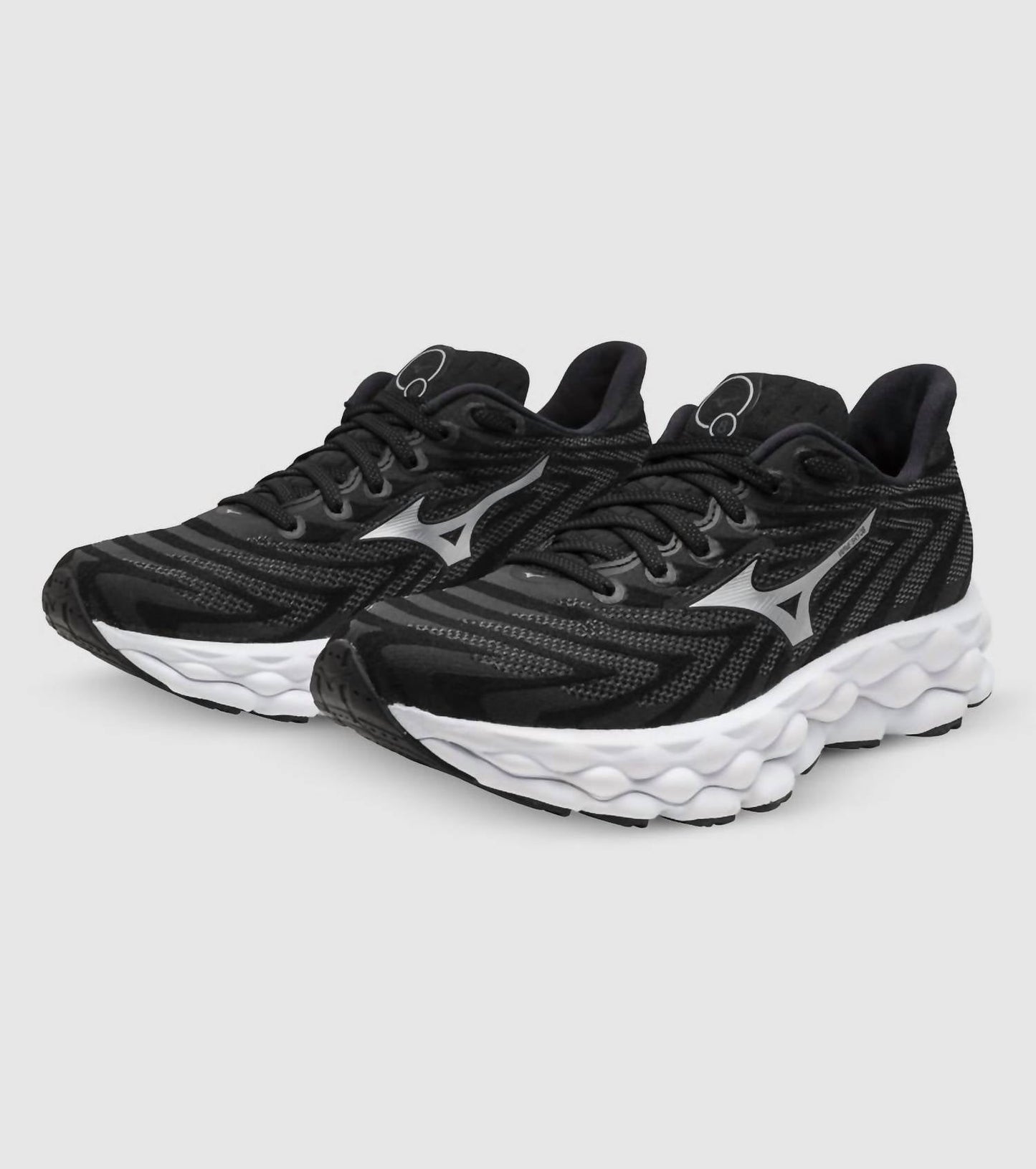 Men's Wave Horizon 8 Running Shoes In Black/ White
