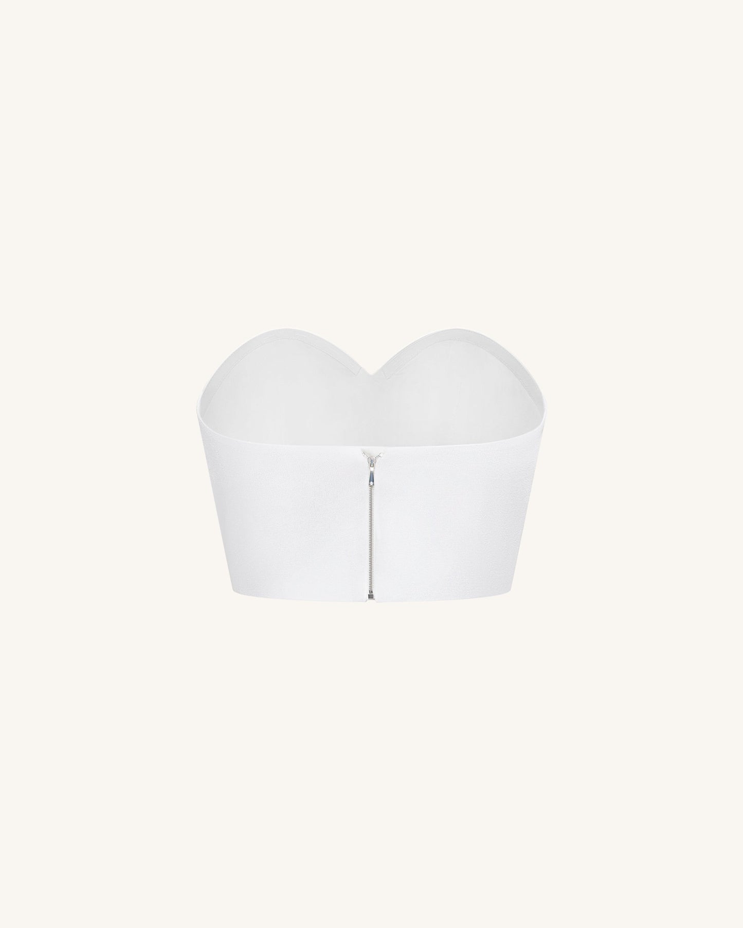 Sweetheart Bustier - White