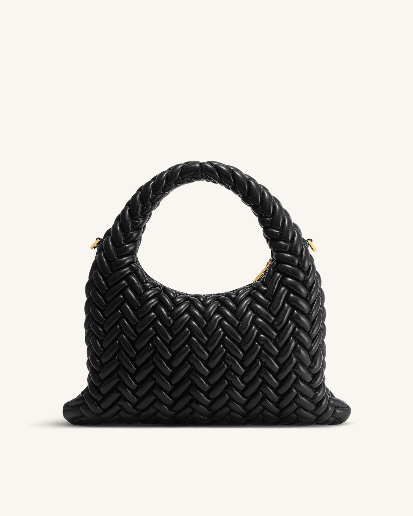 Cora Quilting Handle Bag - Black