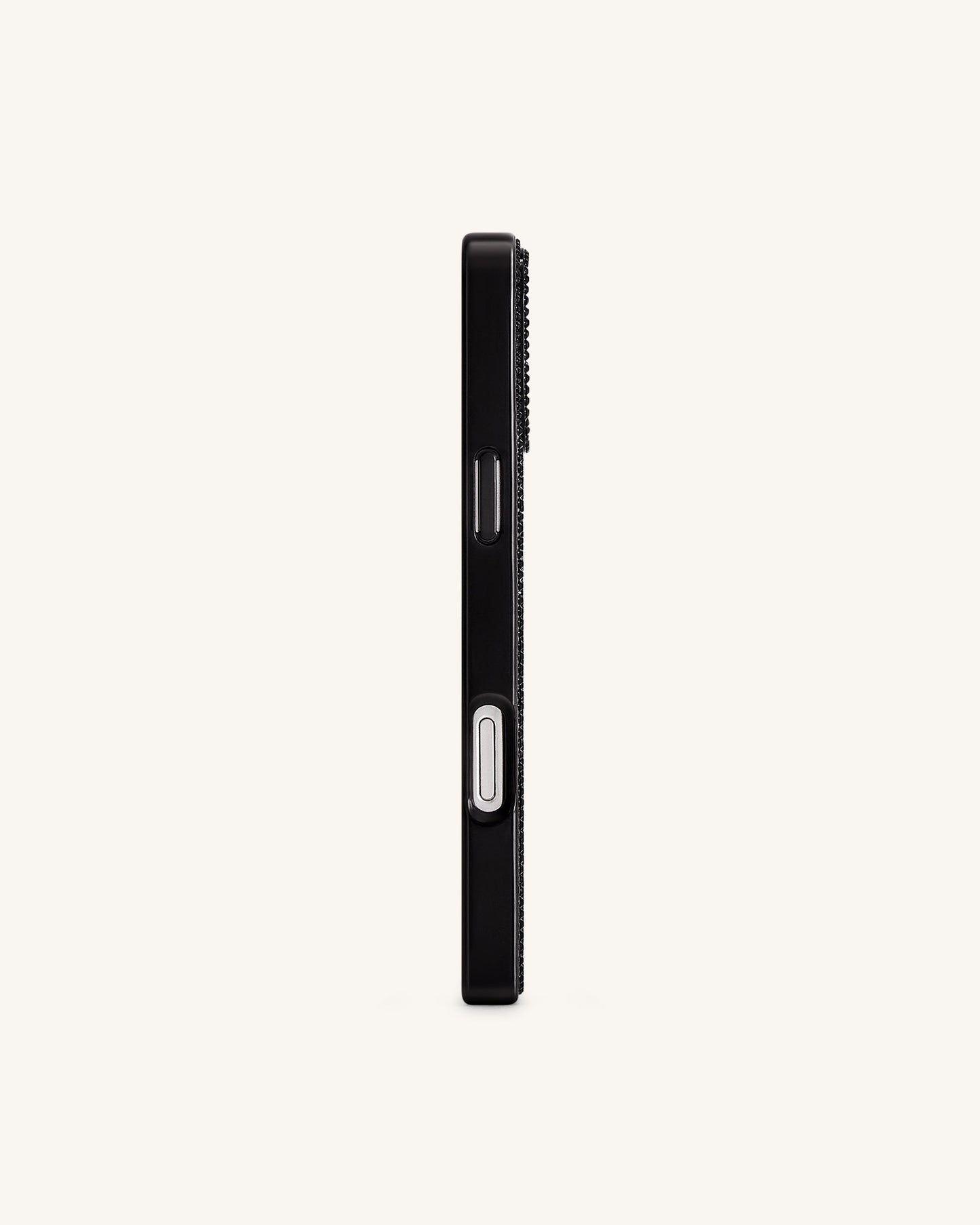 Olive Martini Artificial Crystal Phone Case - Black