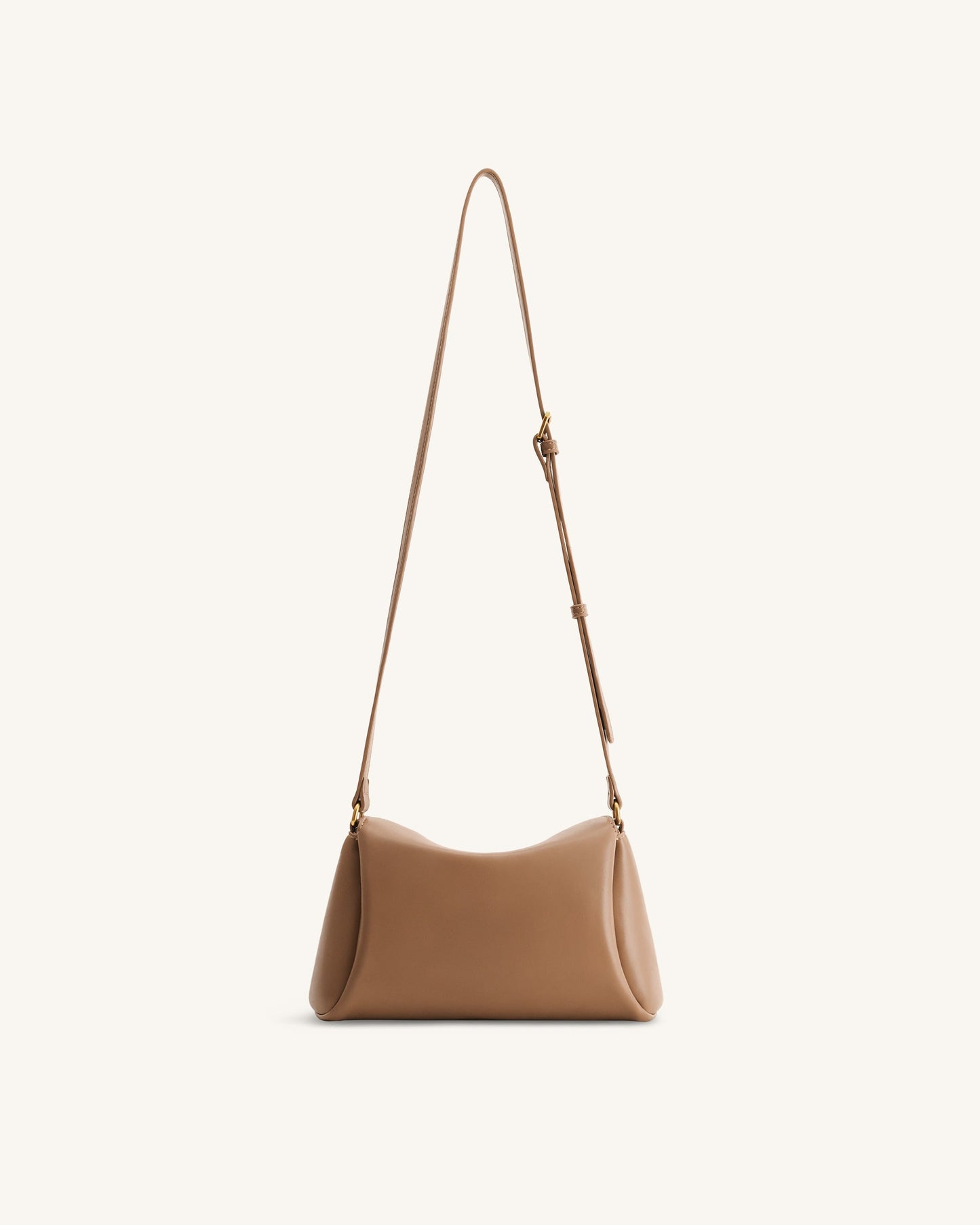 Greta Twist-Lock Crossbody Bag - Brown