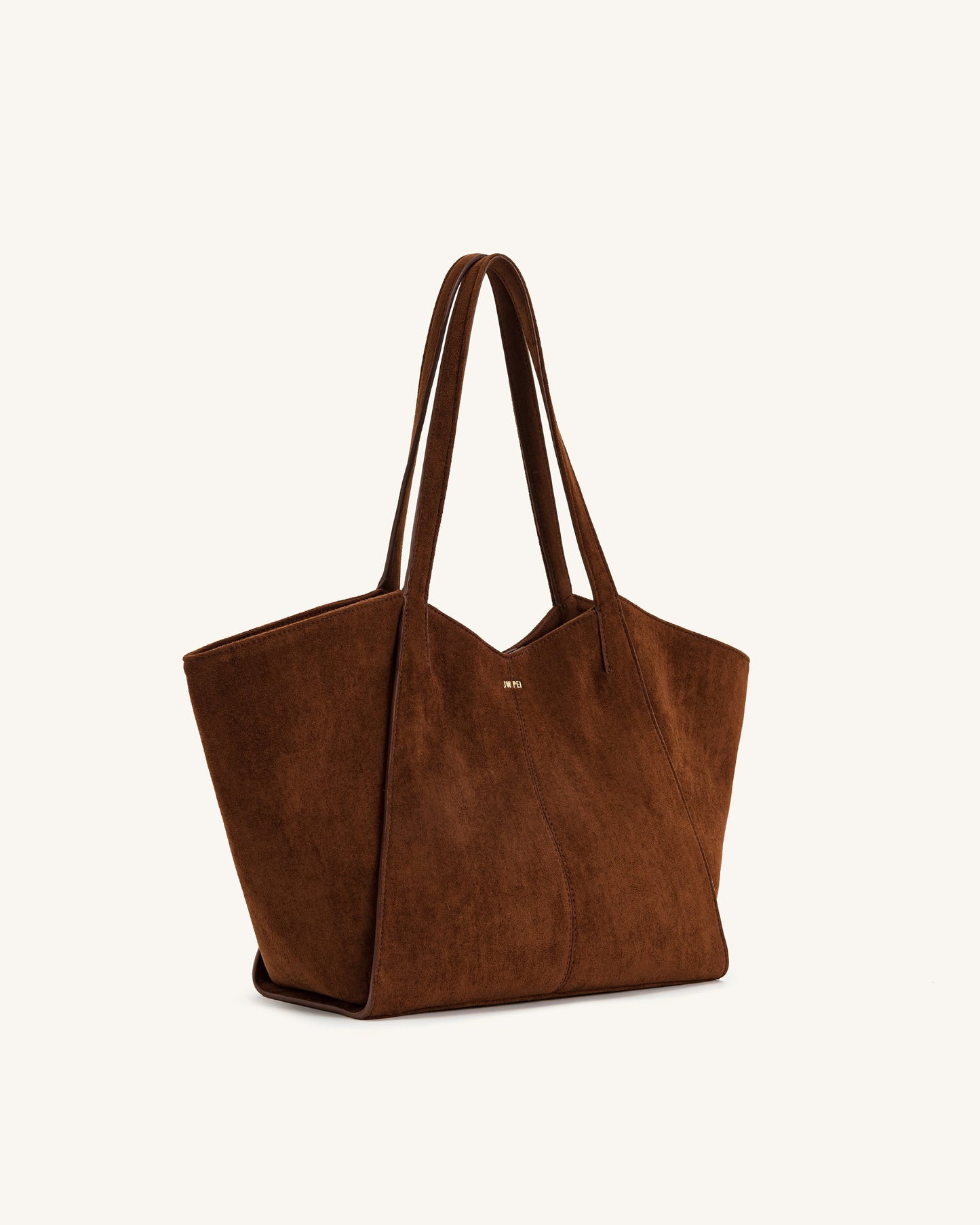 Kiana Large Capacity Tote Bag - Dark Brown