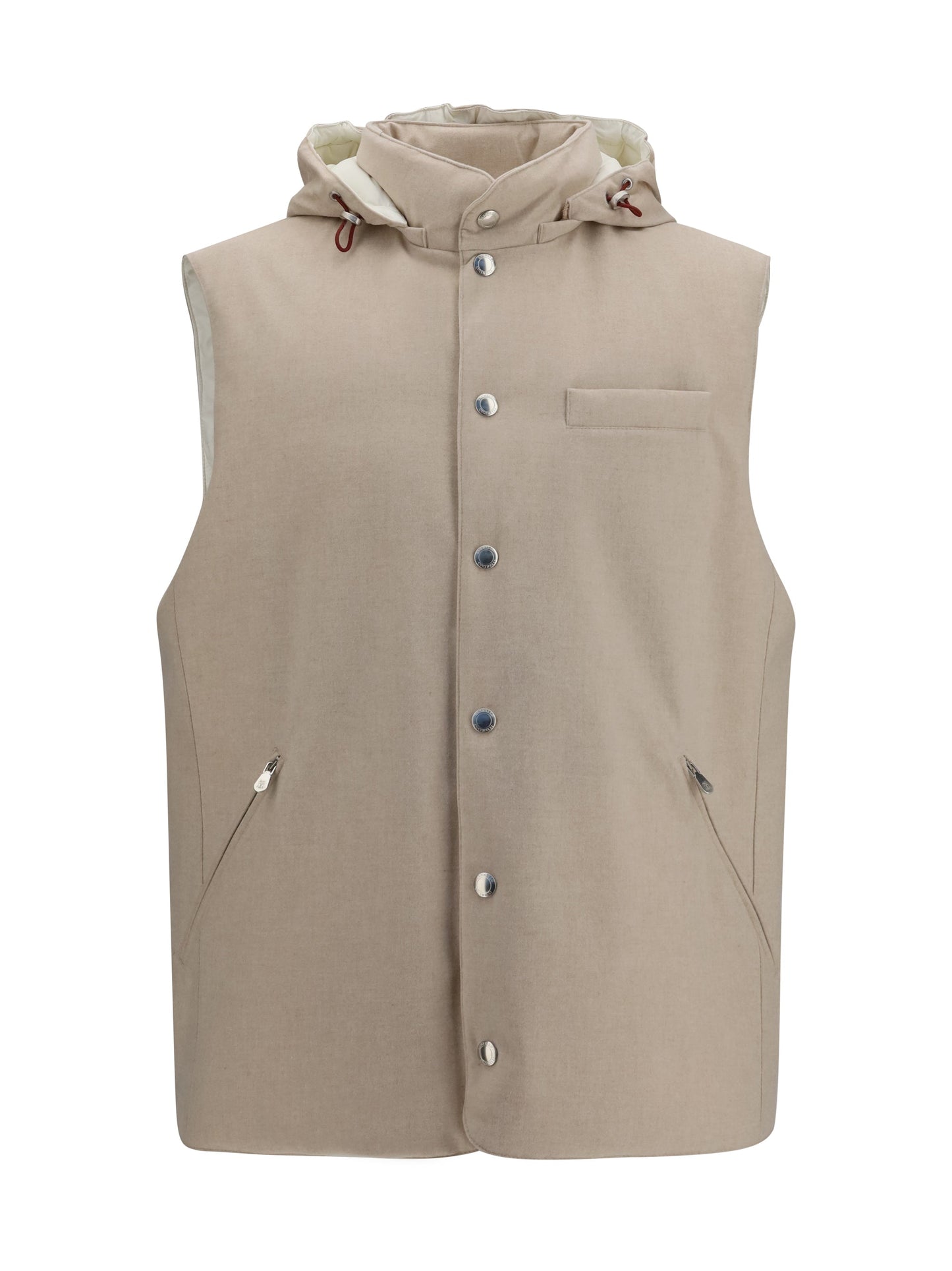 Brunello Cucinelli Men Wool Down Vest