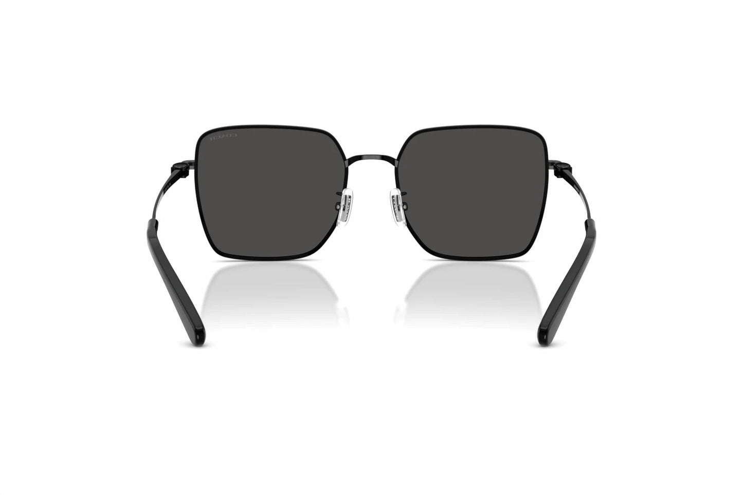 Women's Hc 7184D Sunglasses In Shiny Black/dark Grey / Grey Solid