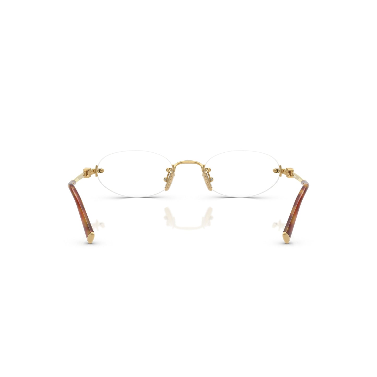 0mu 53wv Rimless Oval Sunglasses