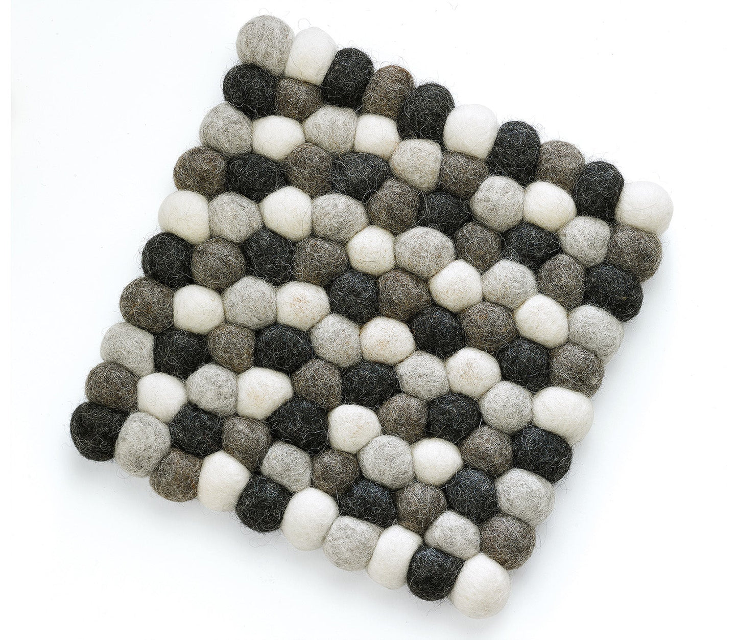 Cilio Fair Trade Virgin Sheep Wool Trivet, Handcrafted in Nepal, 8-Inch Square