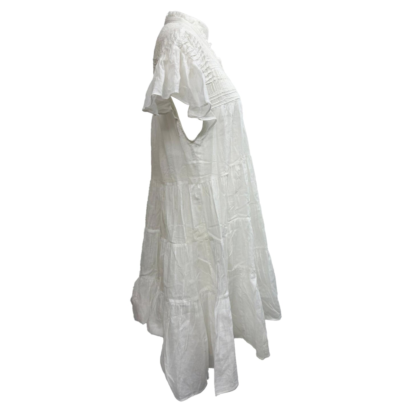 Isabel Marant Etoile Lanikaye Mini Dress in White Cotton