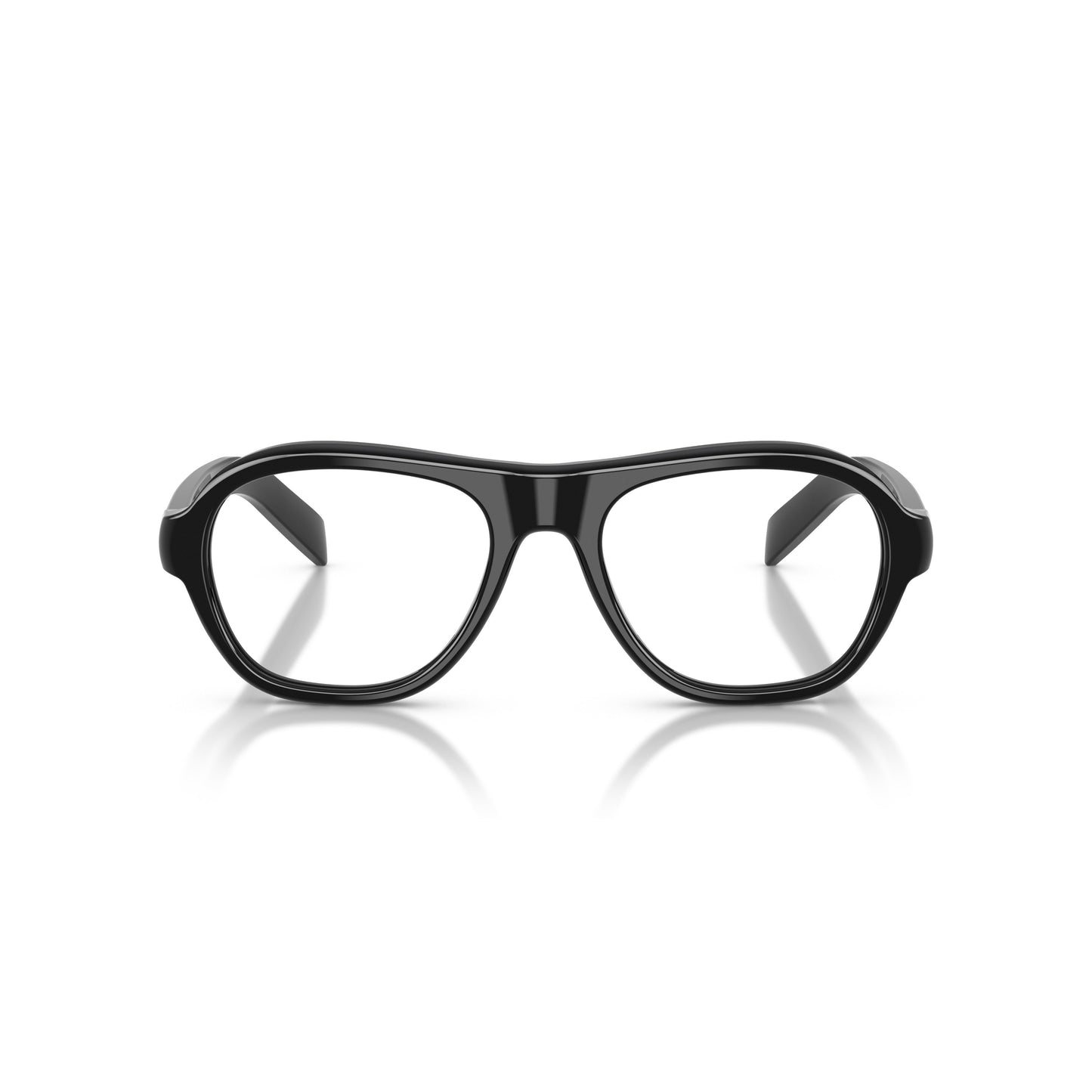 0pr C12v Oversized Rectangular Black Acetate Sunglasses