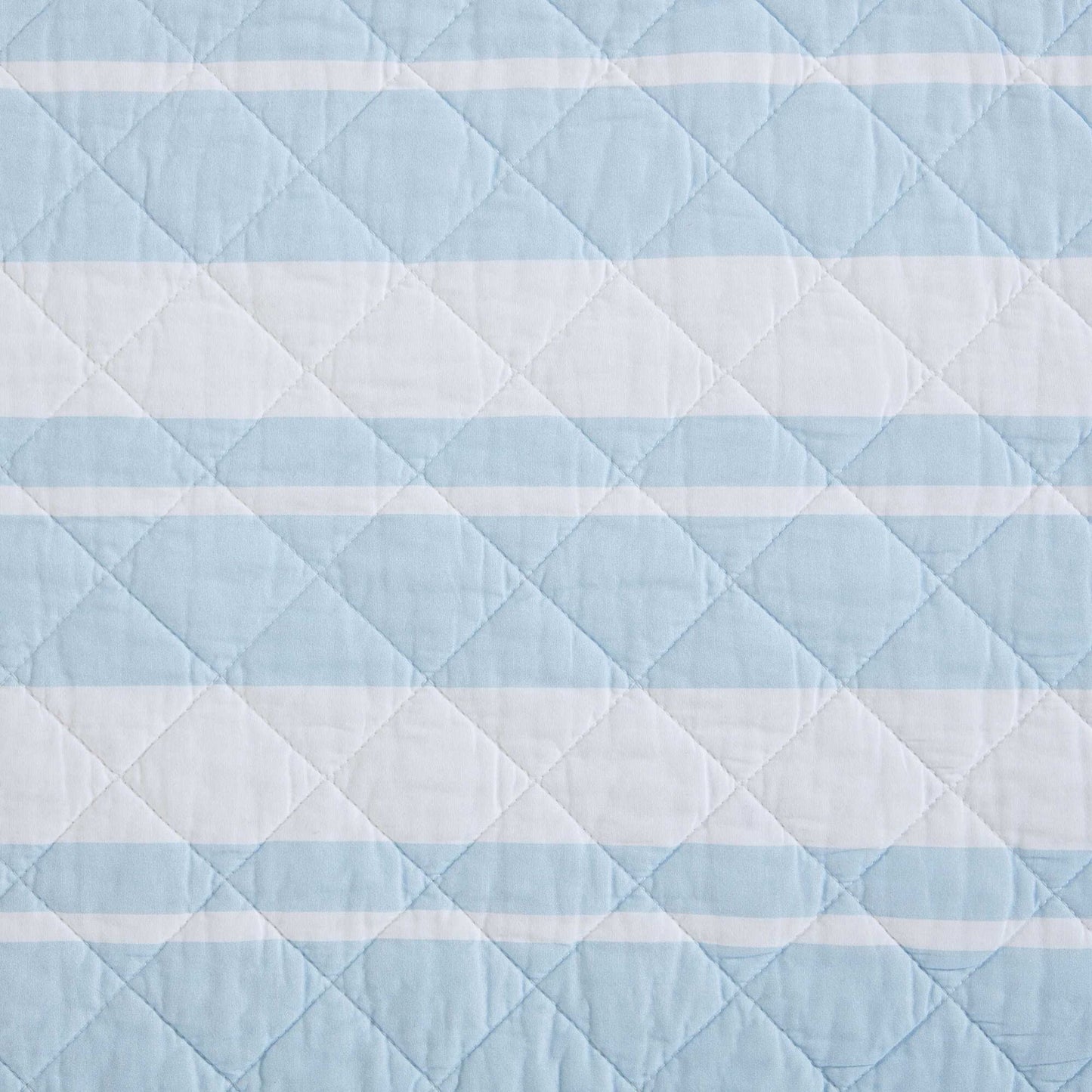 Nautica Seafront Stripe Blue King Quilt Set