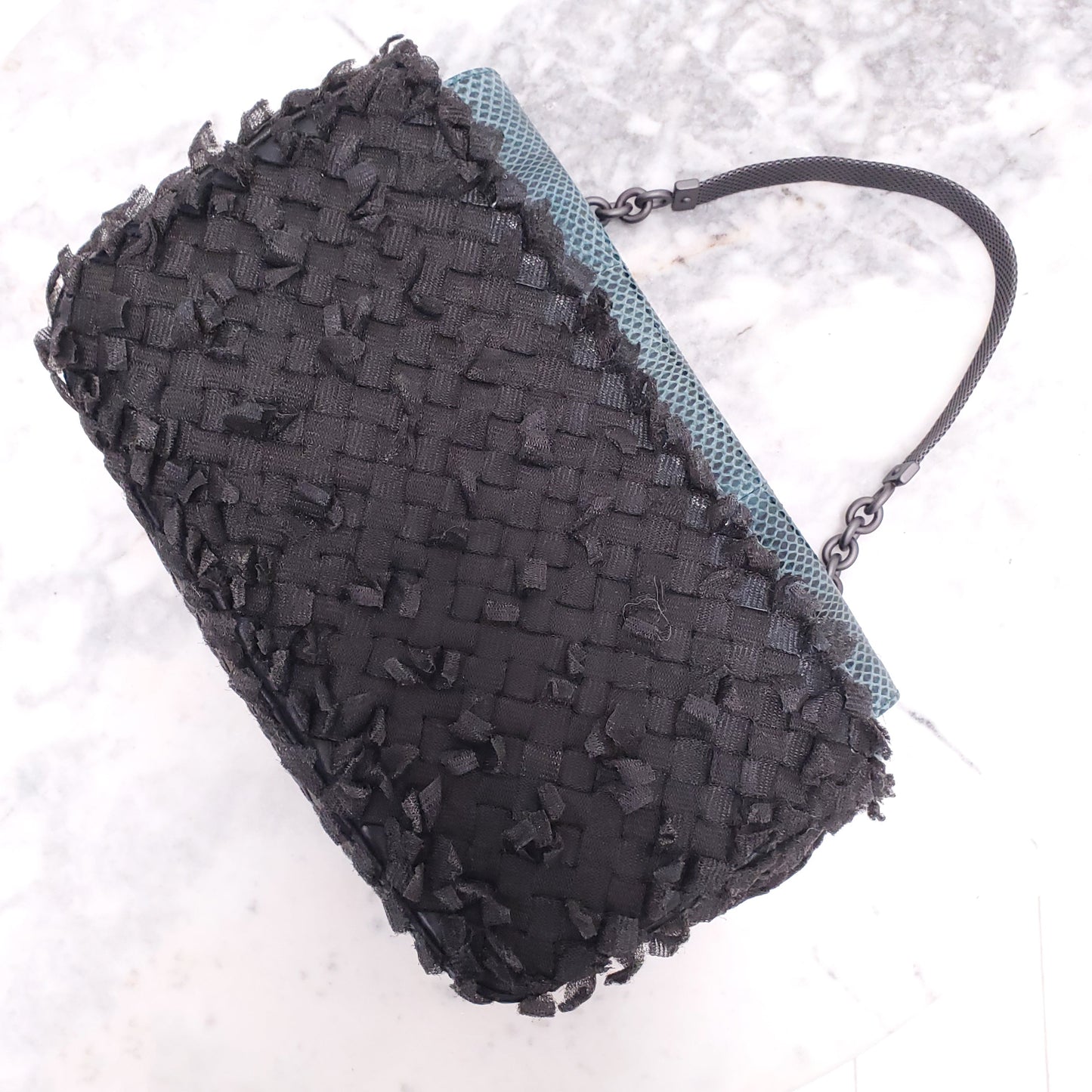 BOTTEGA VENETA INTRECCIATO PANELLED HANDBAG
