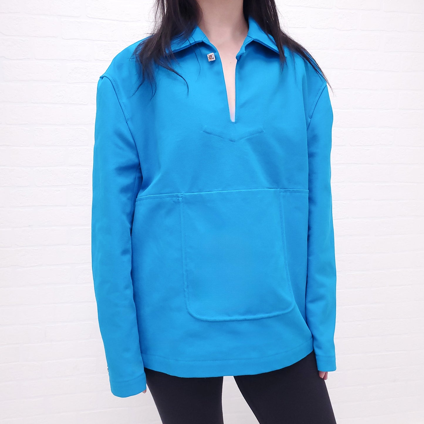 JACQUEMUS BLUE CANVAS JACKET - SIZE  S (MEN’S)