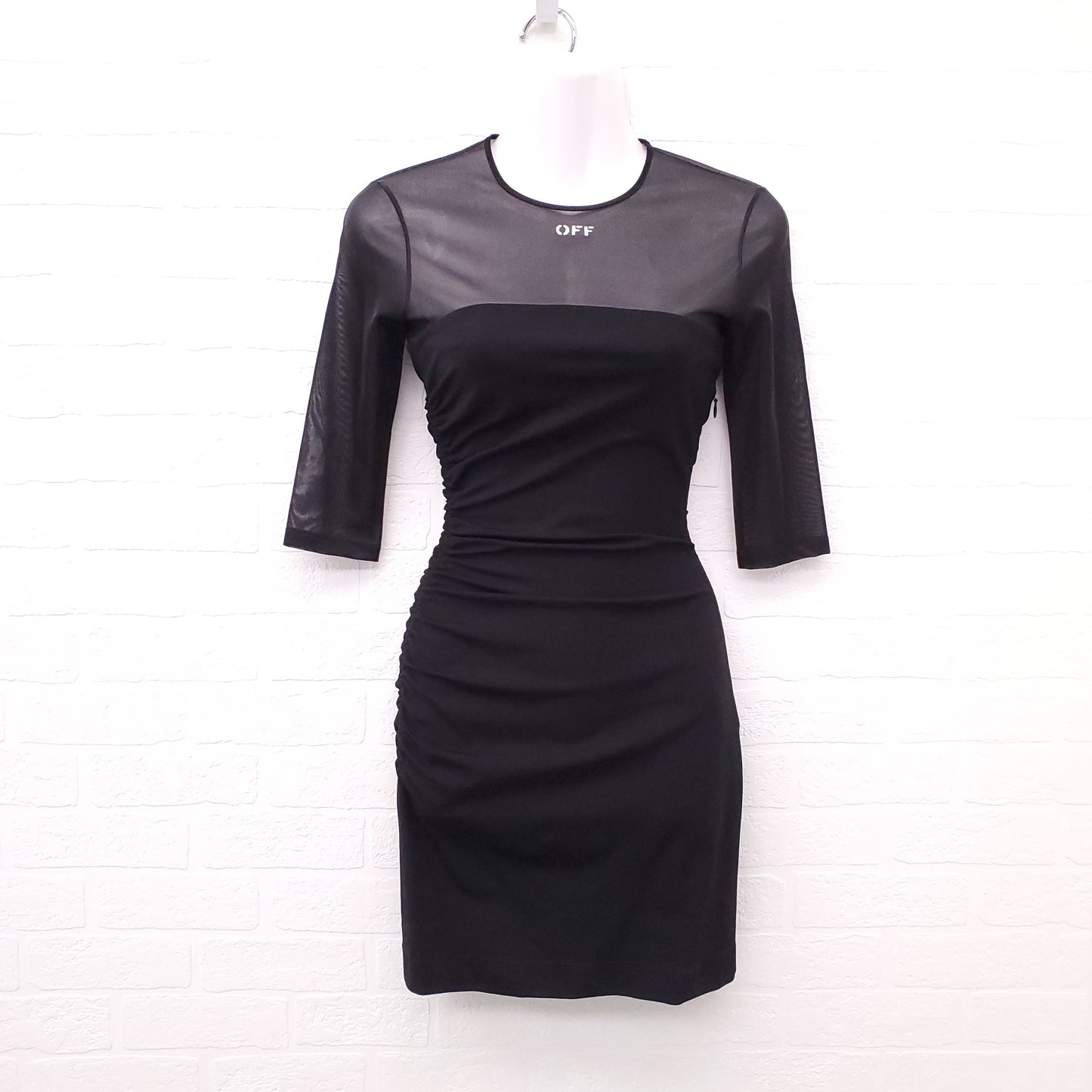 OFF-WHITE LOGO DRESS - SIZE 36