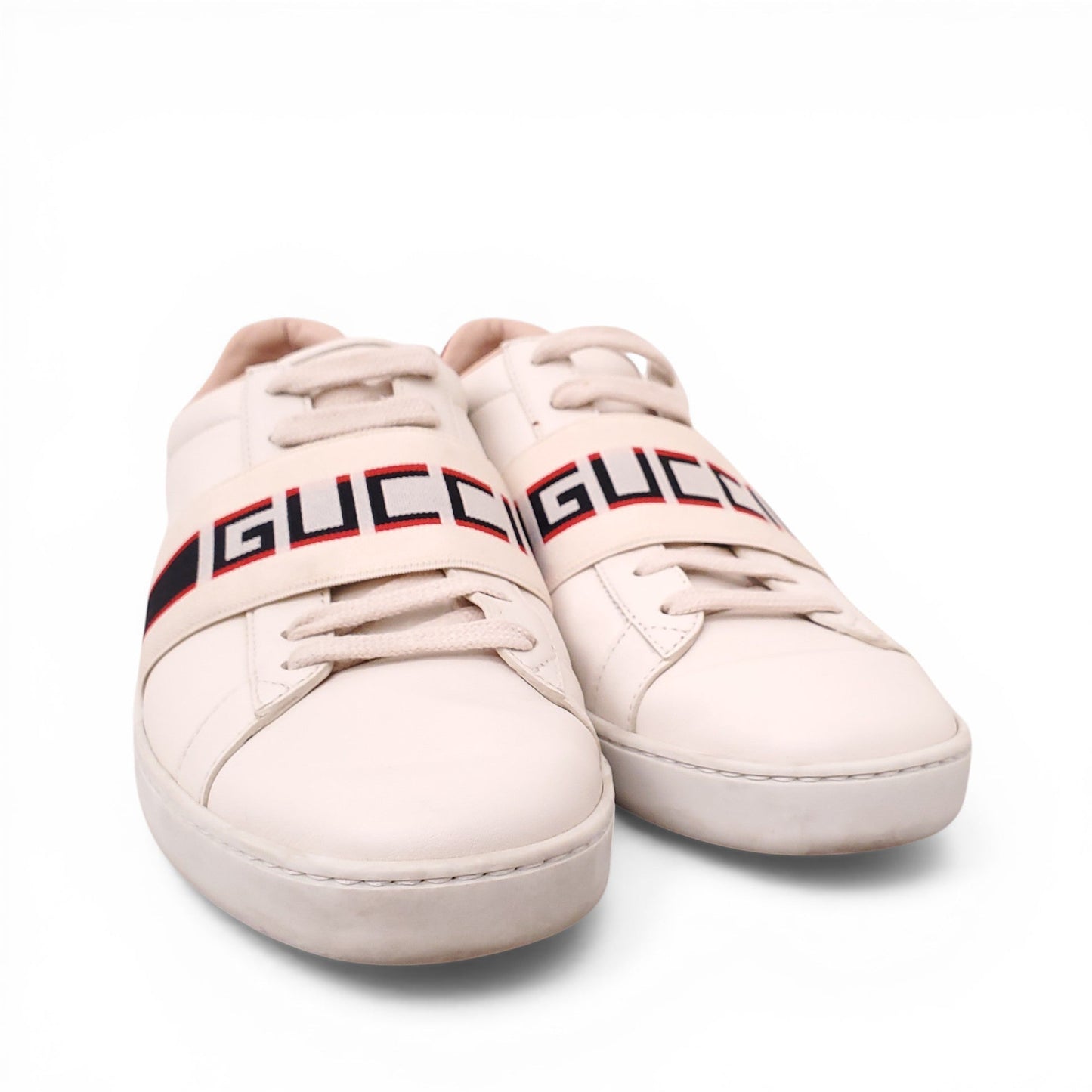 GUCCI LOGO ELASTIC SNEAKERS - SIZE 39.5