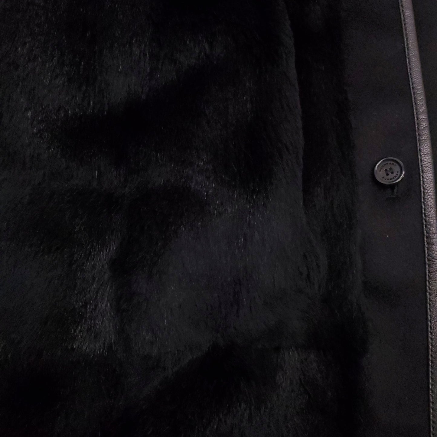 BURBERRY CASHMERE JACKET WITH FUR LINED INTERIOR - MEN'S SIZE 48