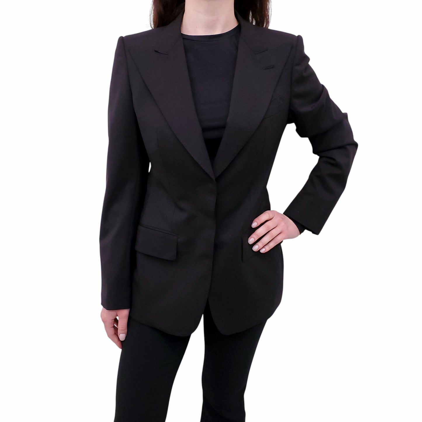 TOM FORD BLACK BLAZER - SIZE 40