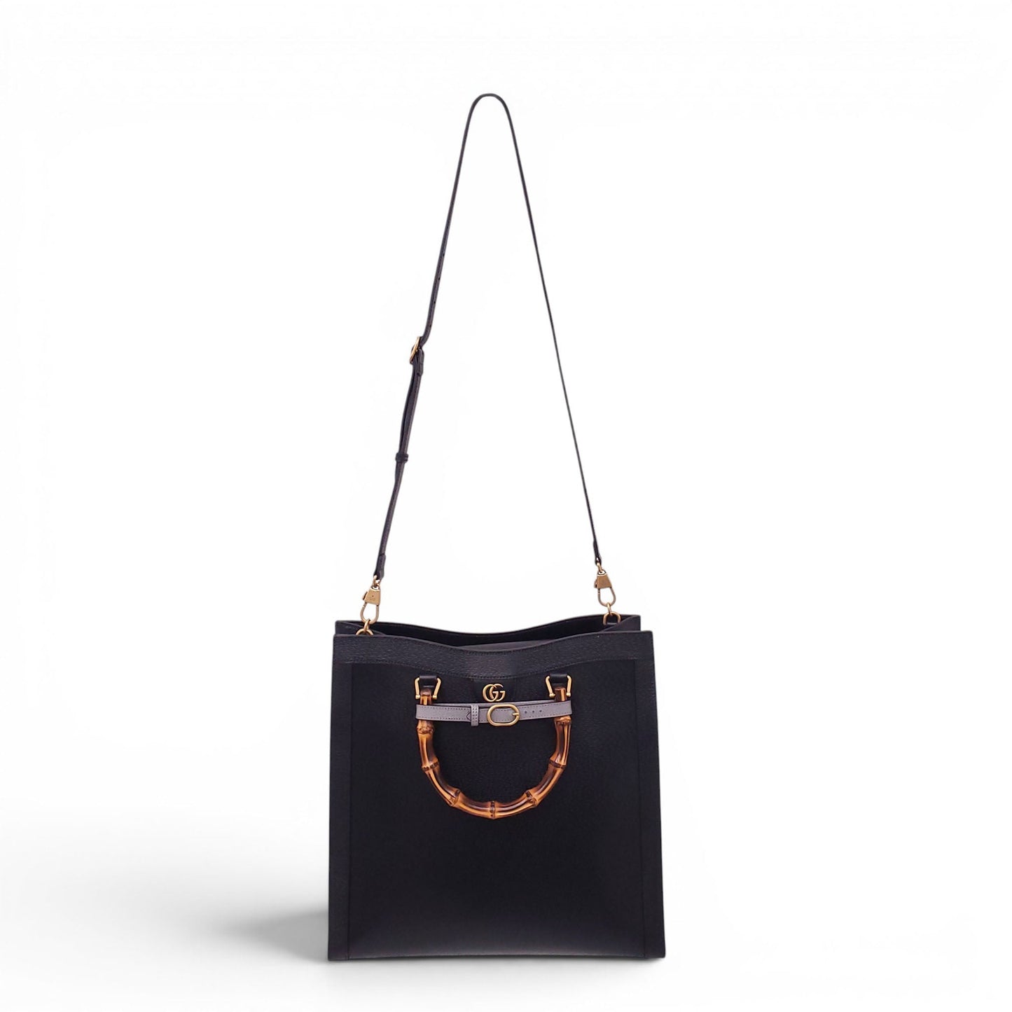 GUCCI BLACK X-LARGE DIANA BAG