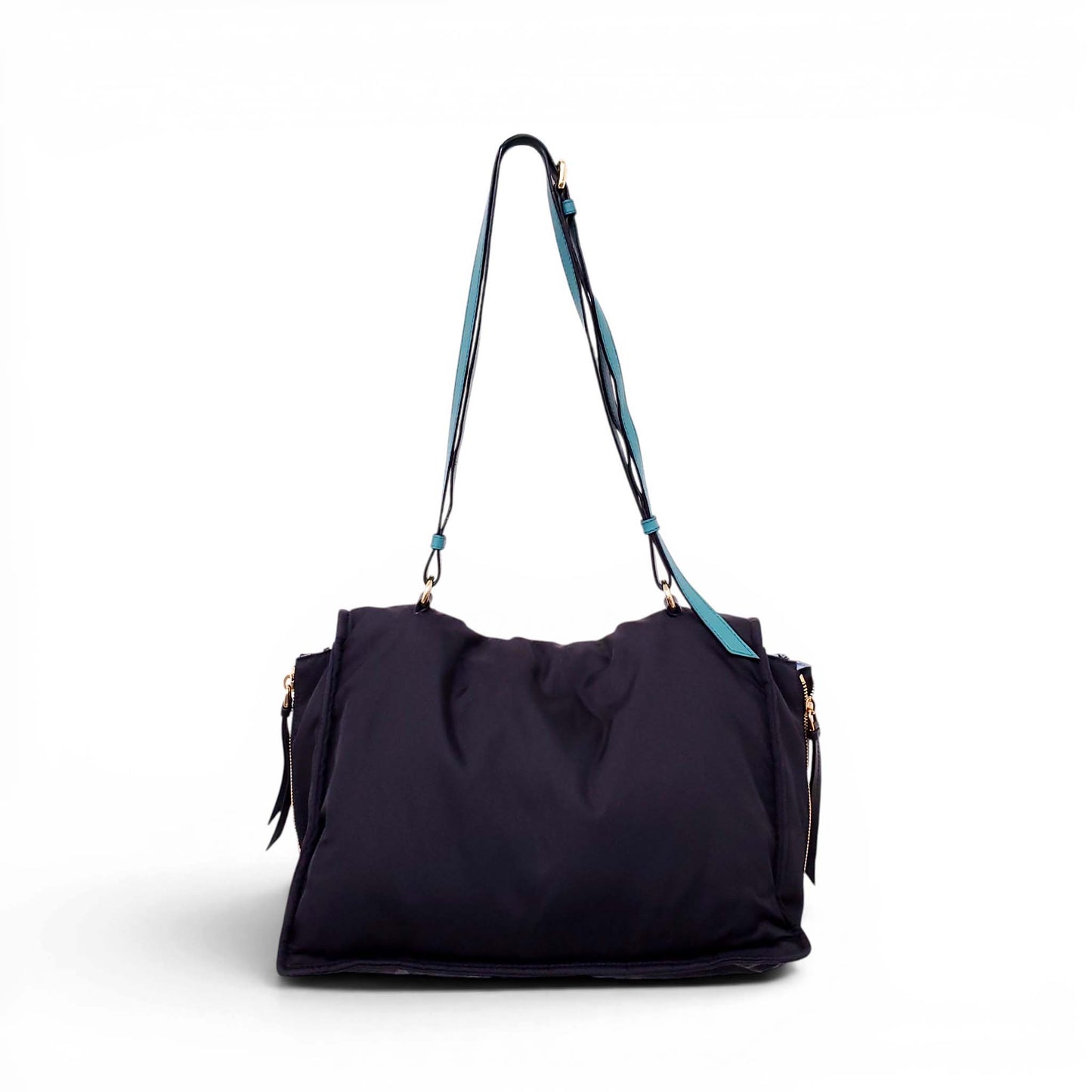 PRADA TESSUTO ETIQUETTE MESSENGER BAG