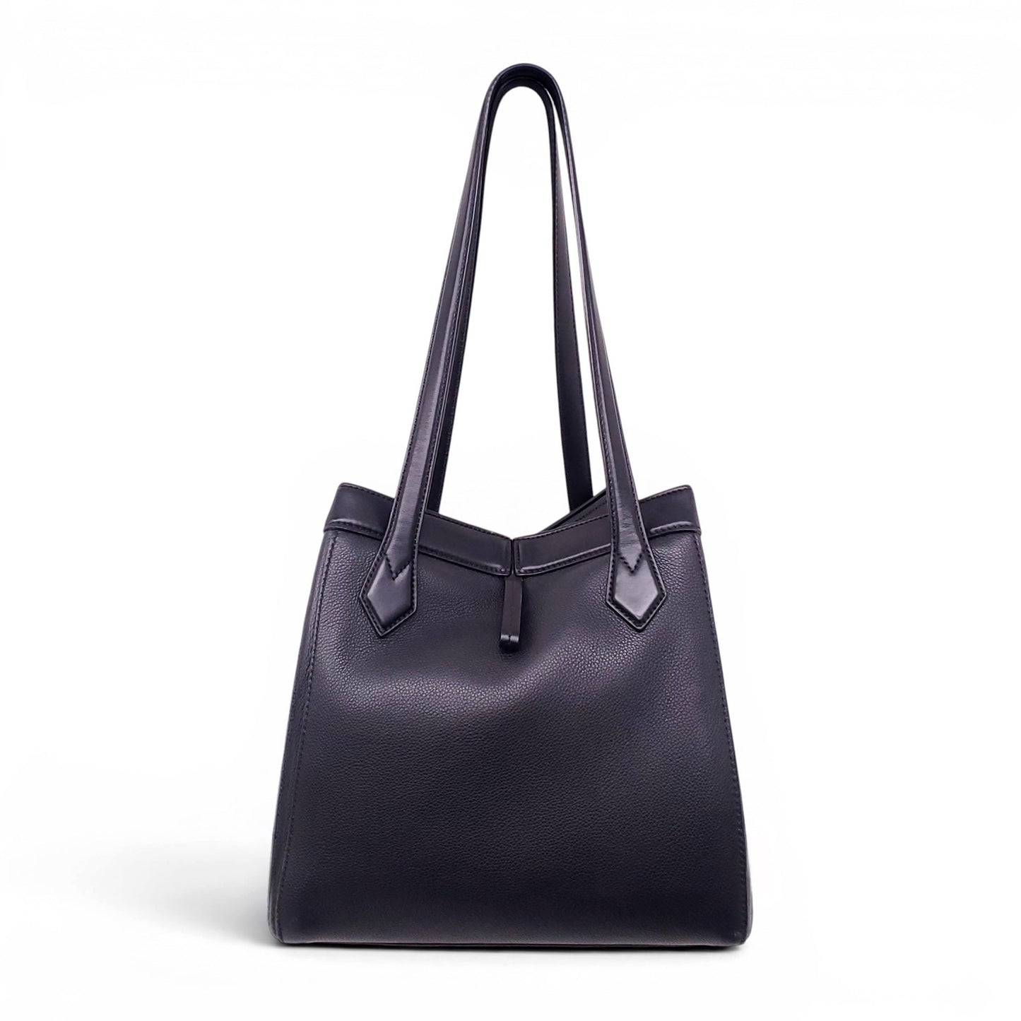FENDI LARGE BLACK ORIGAMI SHOULDER BAG