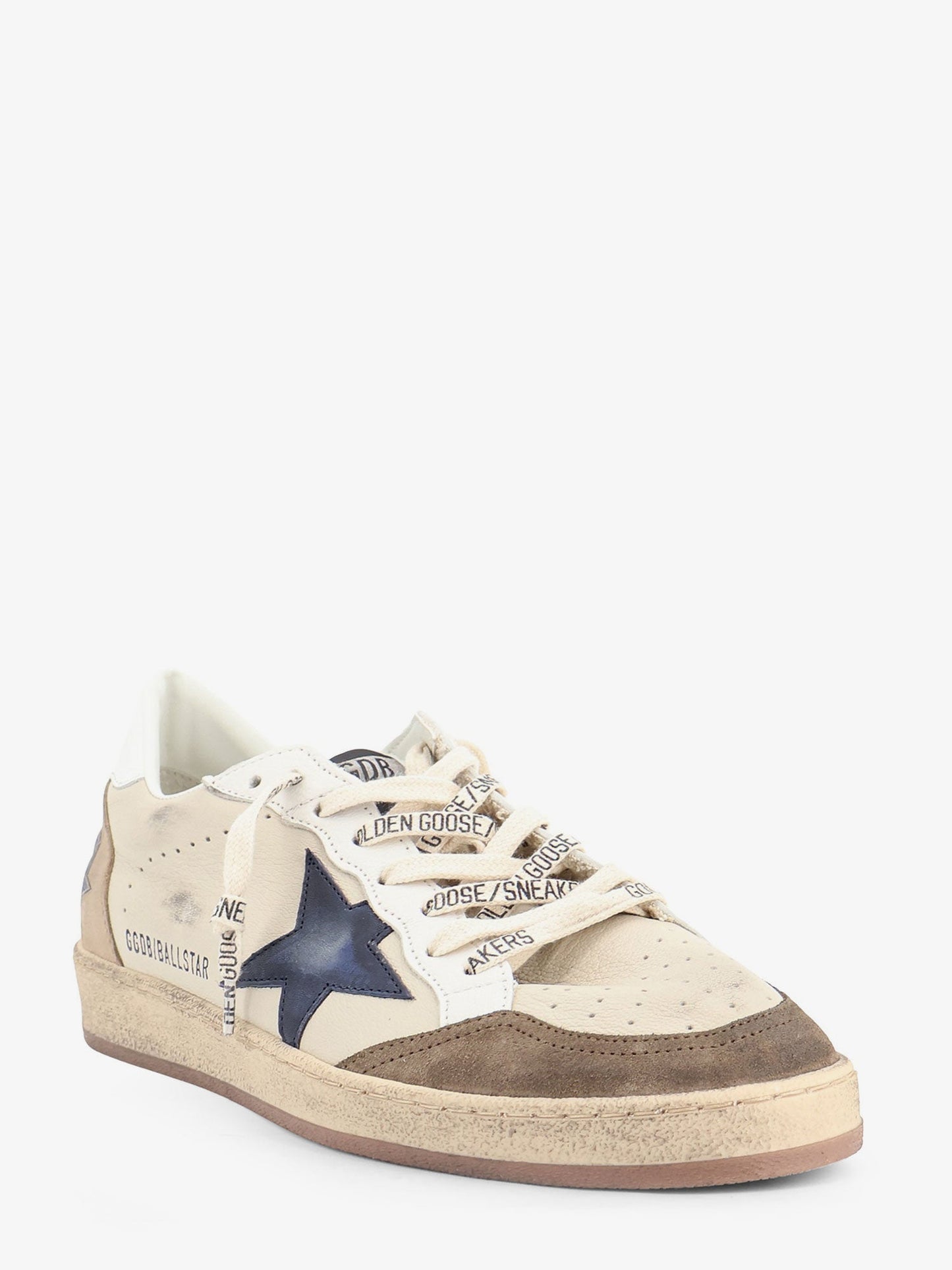 Golden Goose Deluxe Brand Men Leather Ballstar With Iconic Side Logo