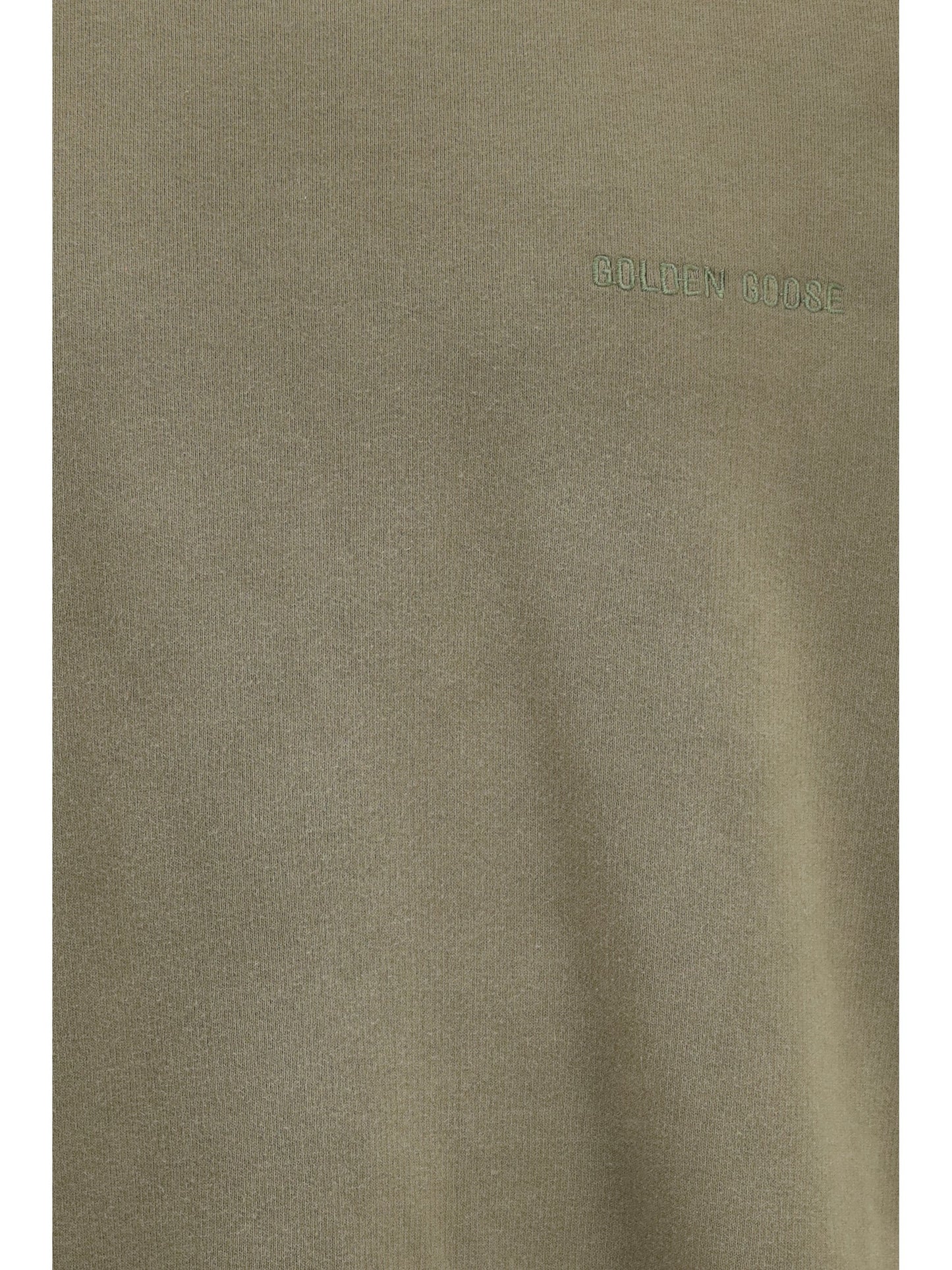 Golden Goose Men Journey Unisex Crew Neck In Garment-Dyed Cotton Fleece