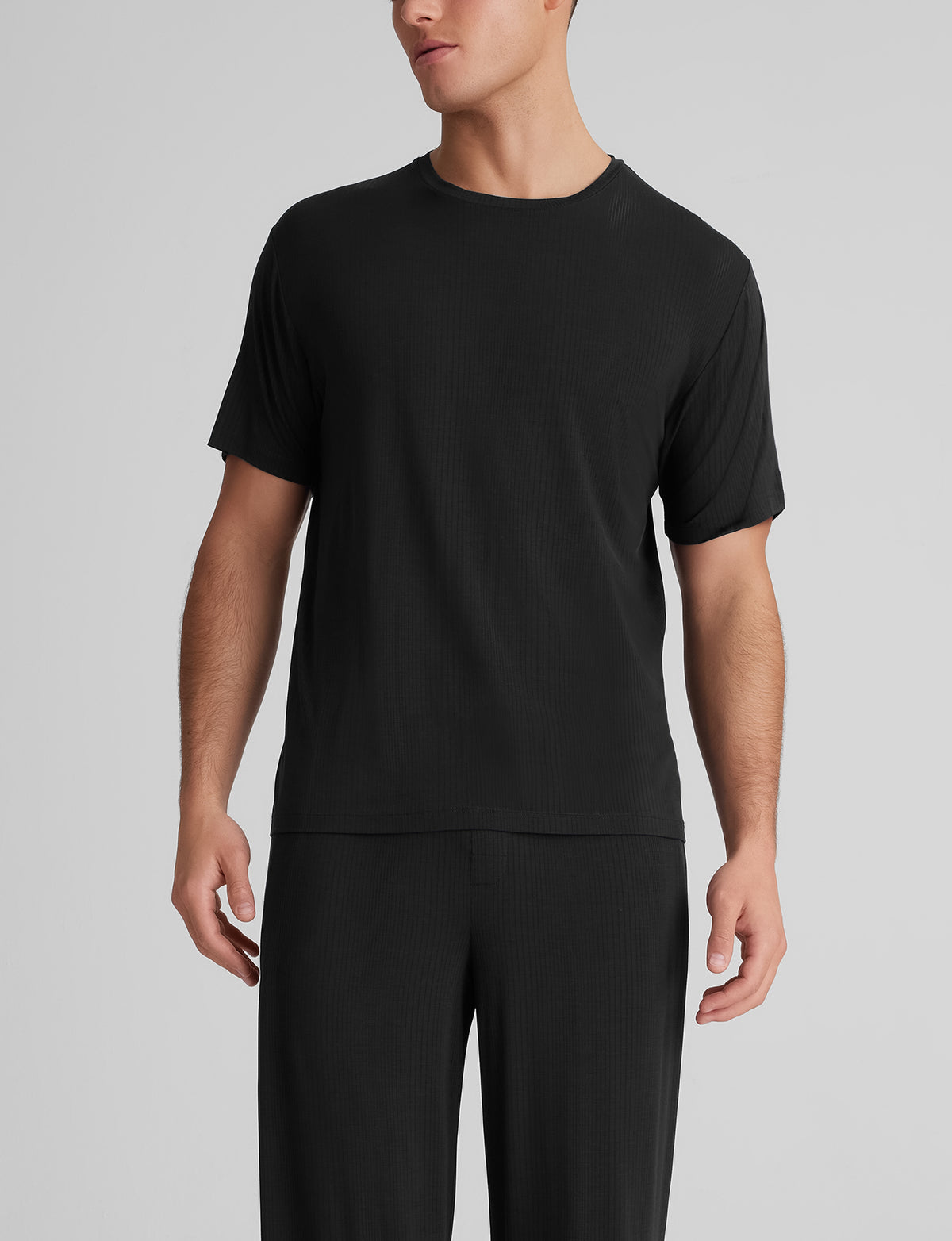 Men's Second Skin Luxe Rib Sleep T-Shirt