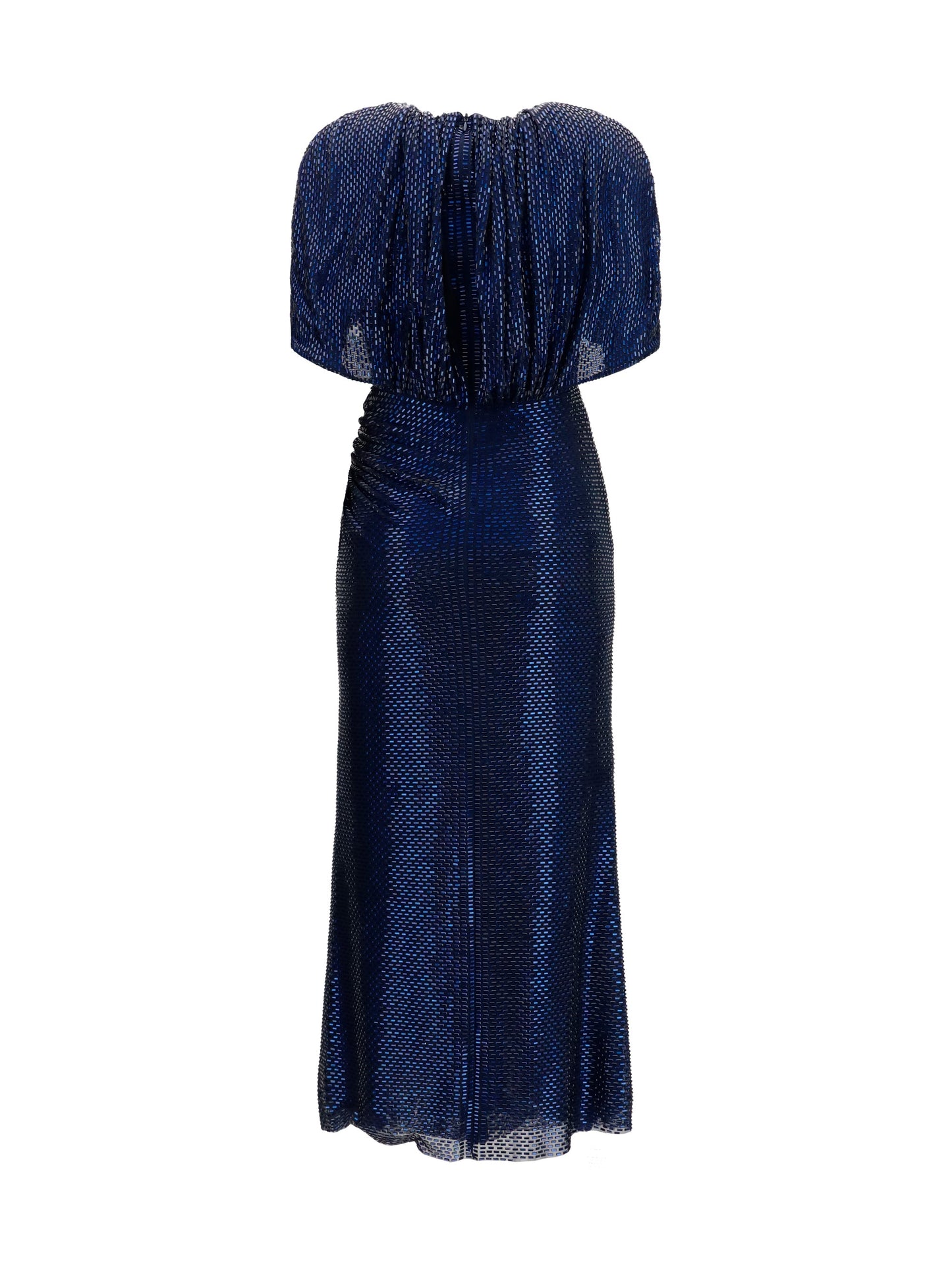 Self-Portrait Women Midi Dress With Cape Sleeves And Crystals