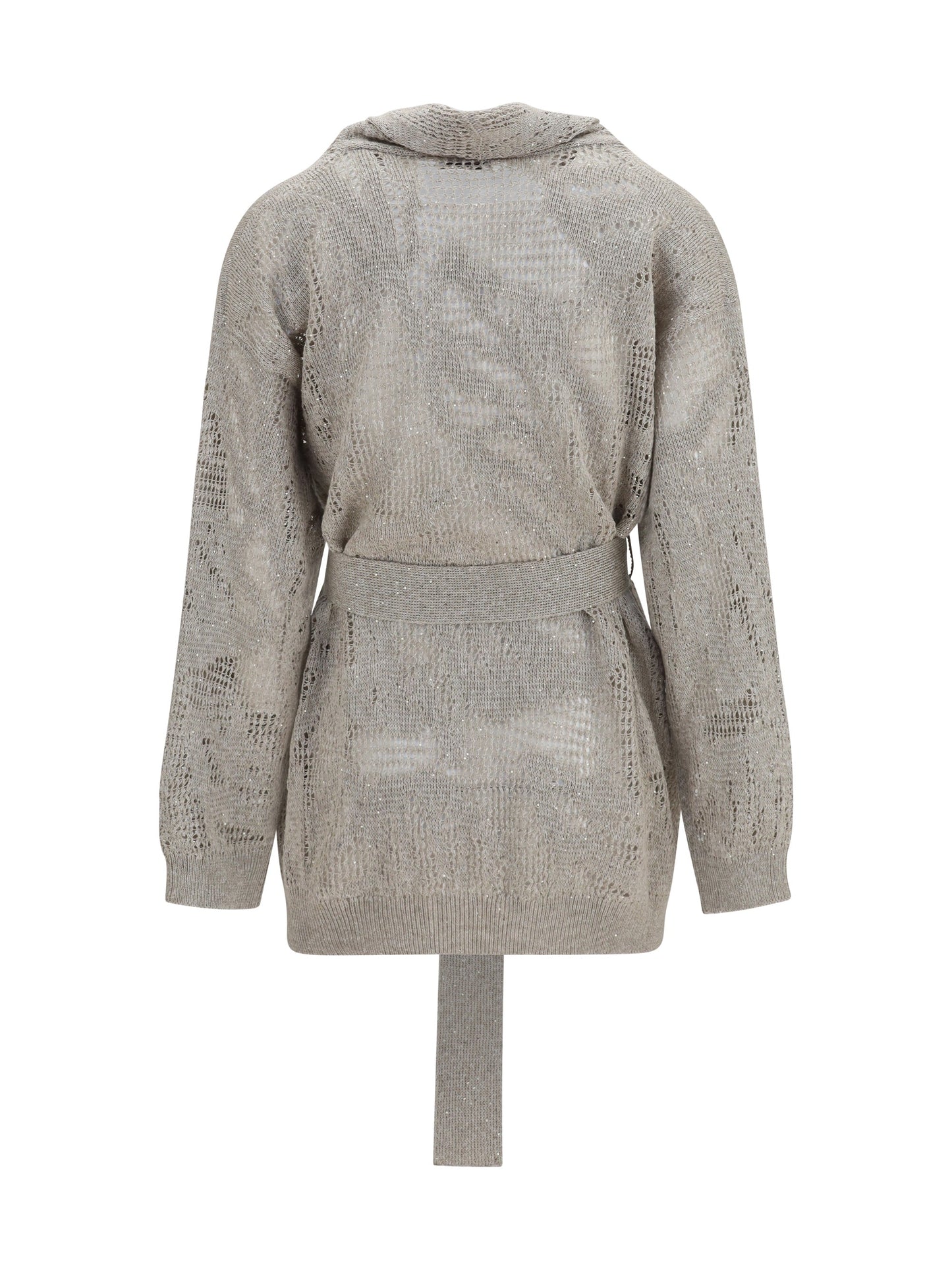 Brunello Cucinelli Women Cotton And Linen Cardigan