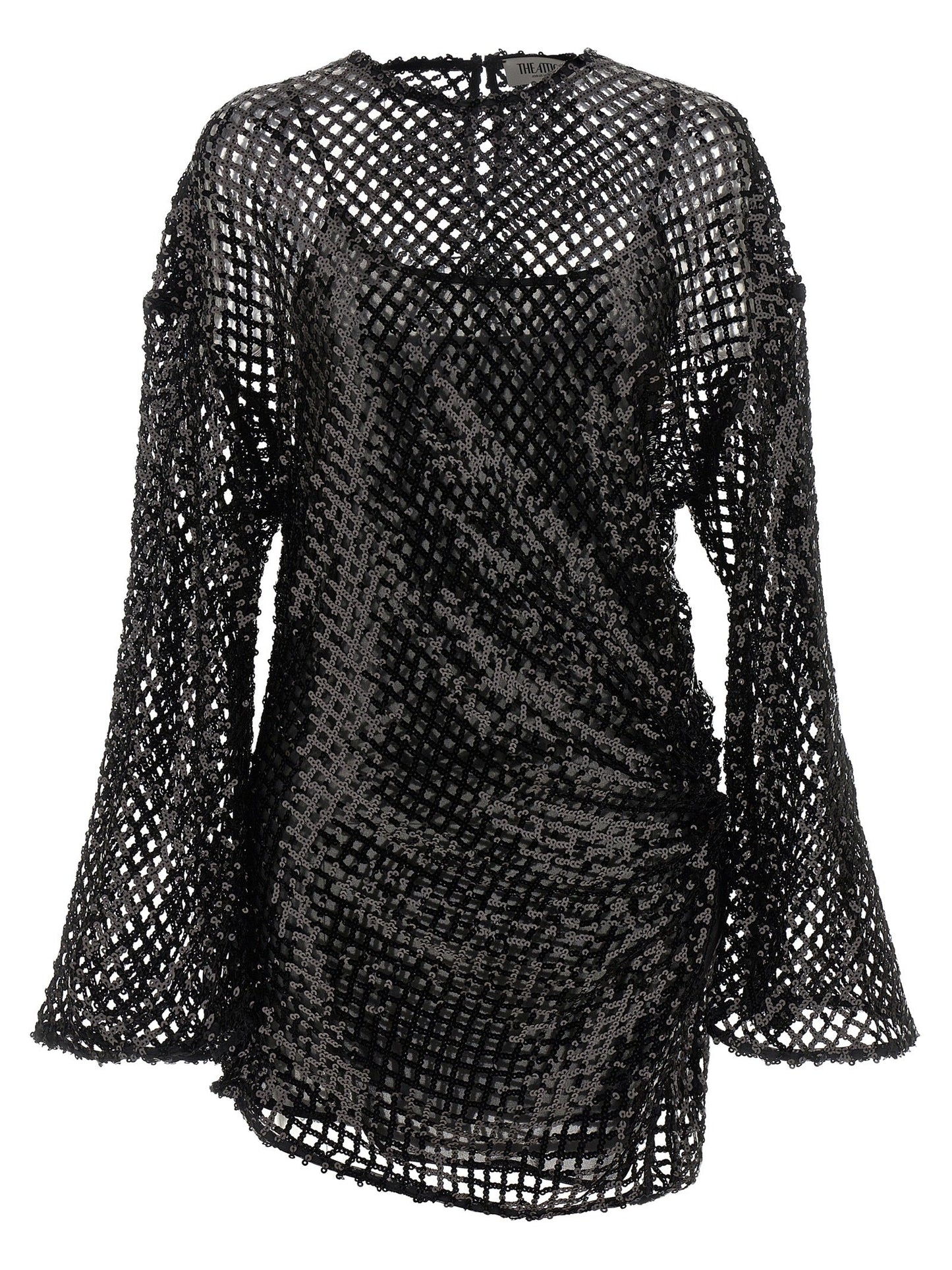 The Attico Women Sequin Mesh Dress
