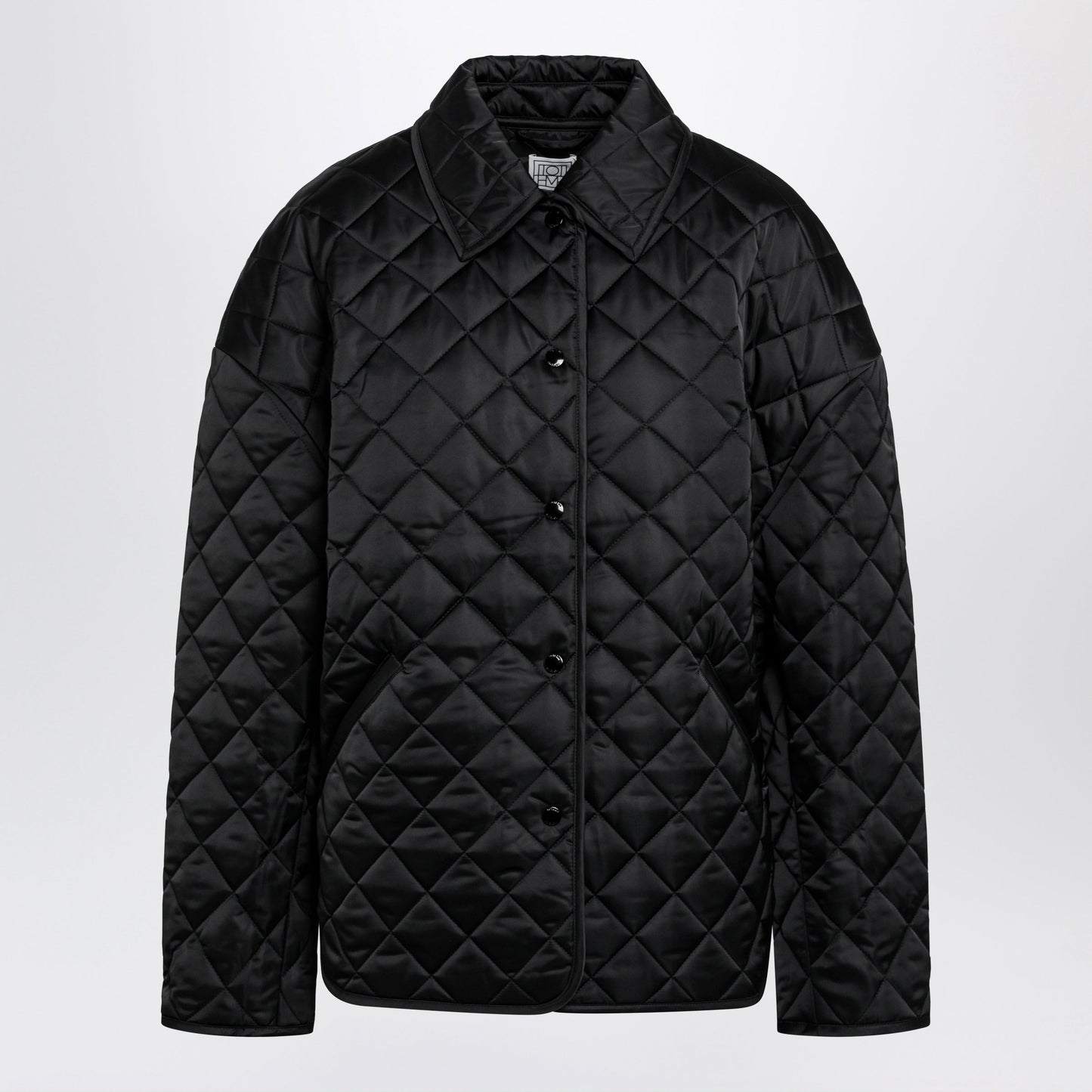 Toteme Black Quilted Jacket Women