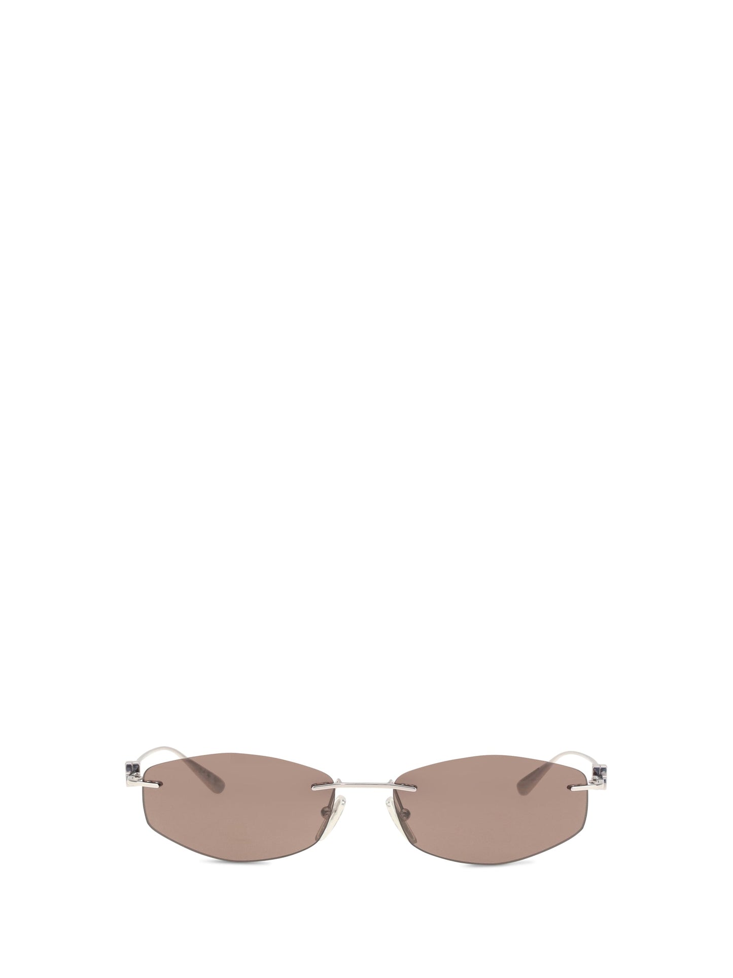 Balenciaga Men Geometric Oval Sunglasses