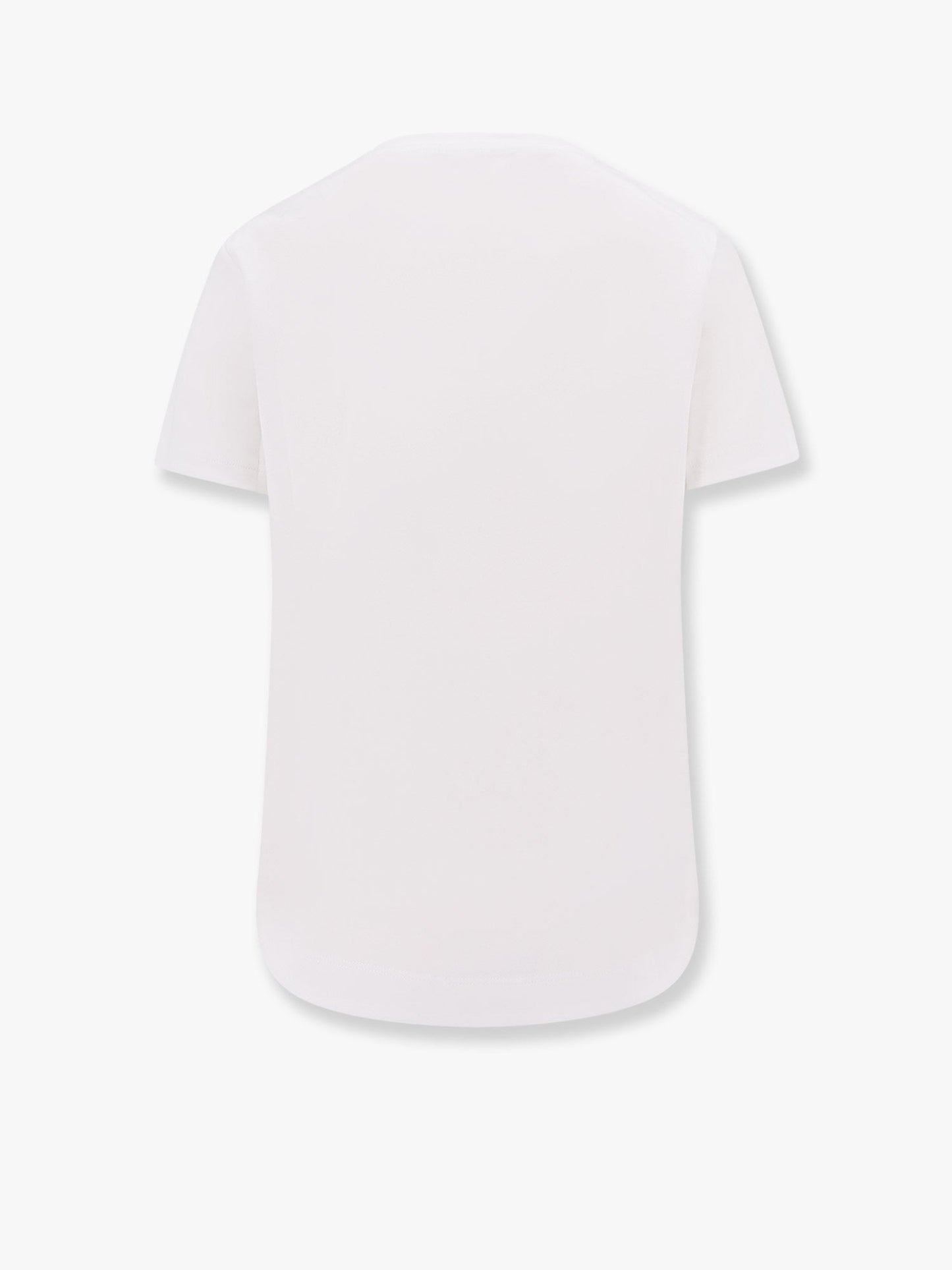 Max Mara Women Nerina Cotton T-Shirt With Max Mara Embroidery