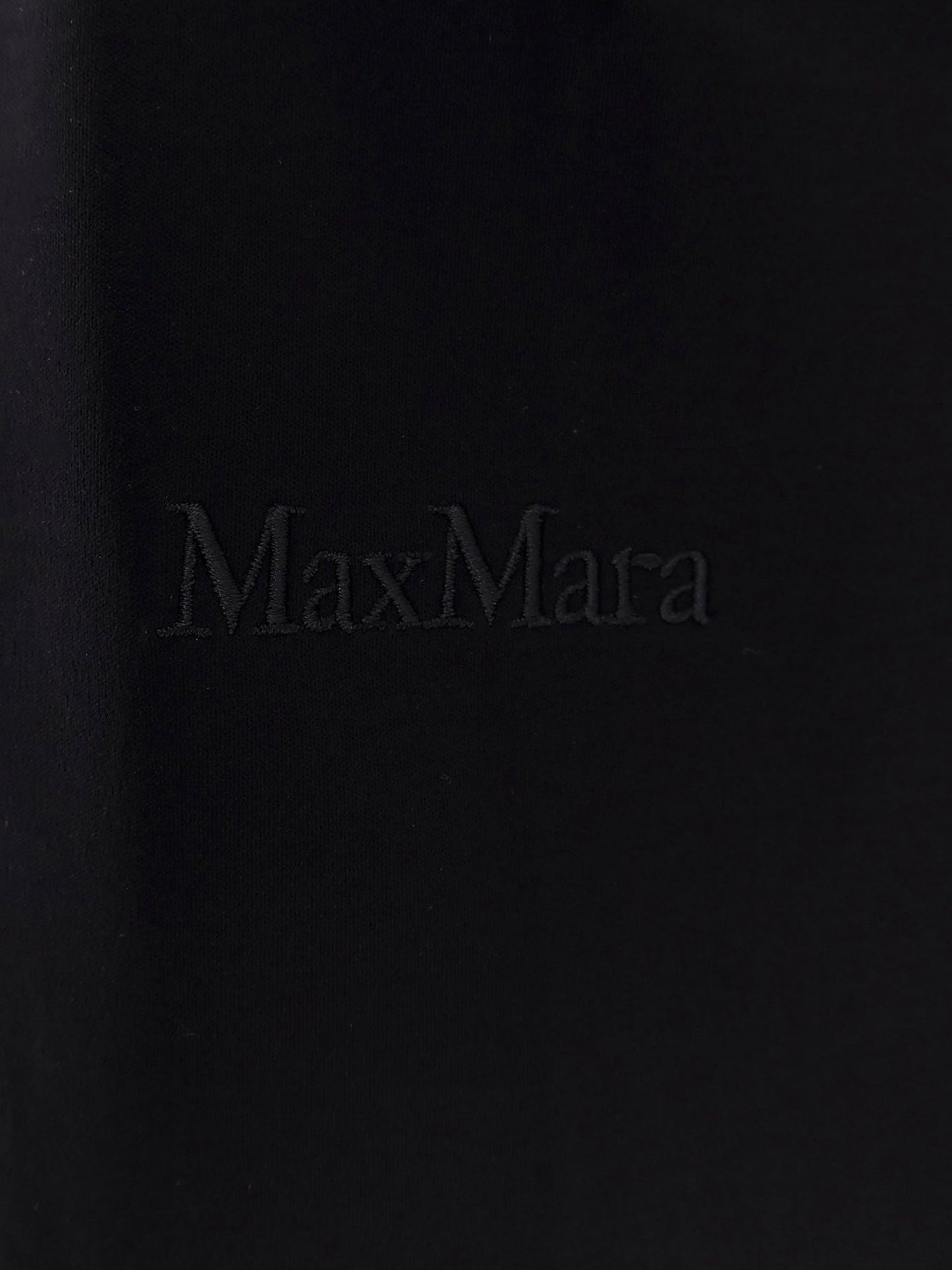 Max Mara Women Nerina Cotton T-Shirt With Max Mara Embroidery
