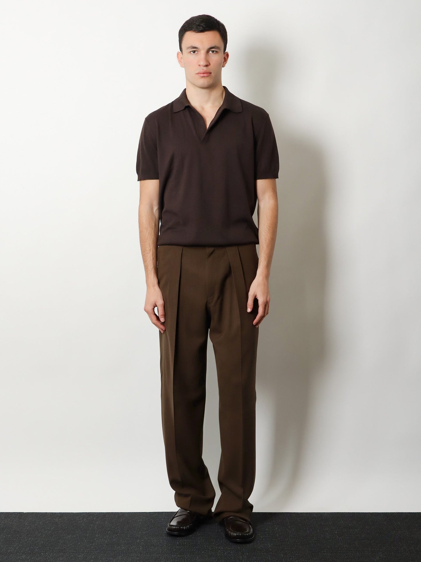 Tom Ford Men Wool Trousers With Pinces