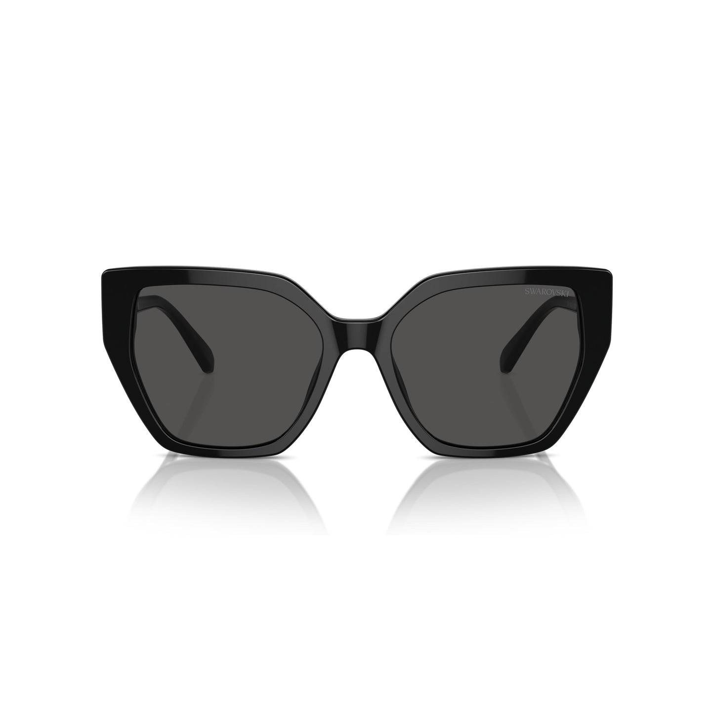 0Sk6016 Oversized Square Frame Sunglasses with Crystal Accents