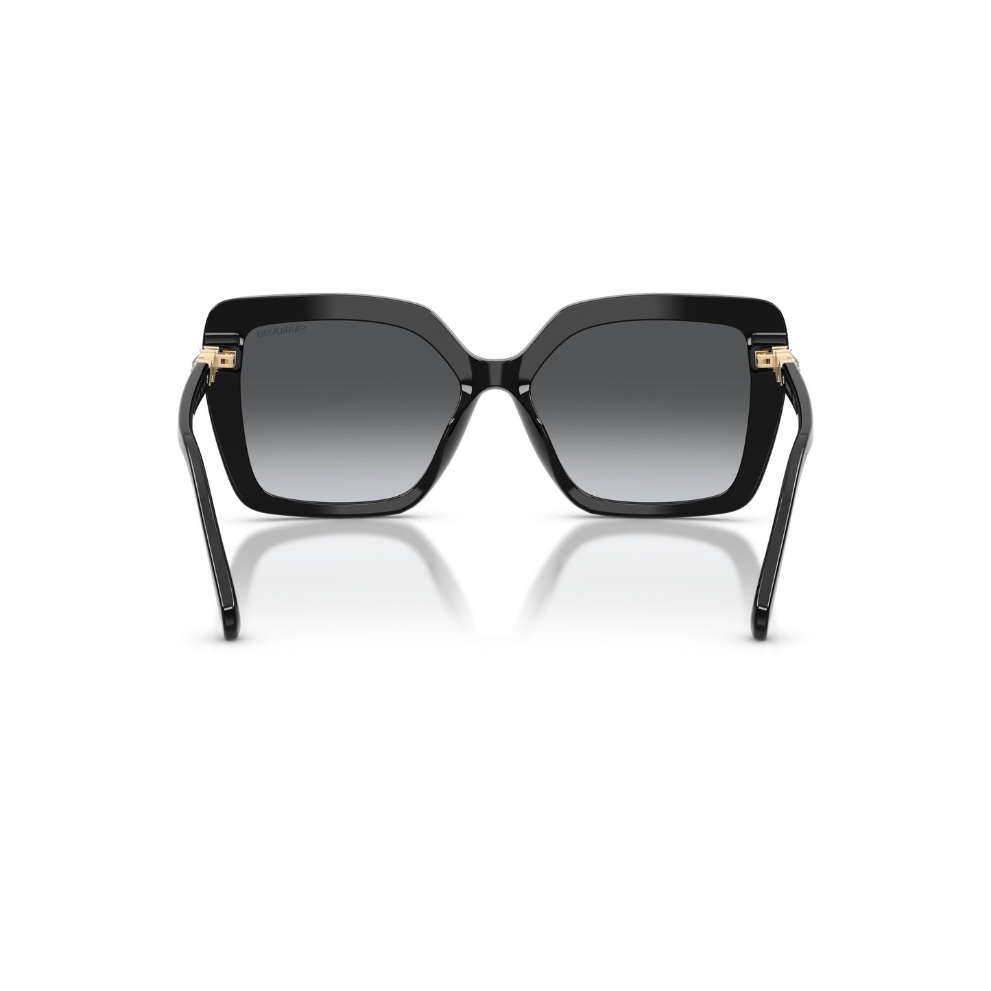 0Sk6049 Oversized Square Sunglasses with Gold Accents