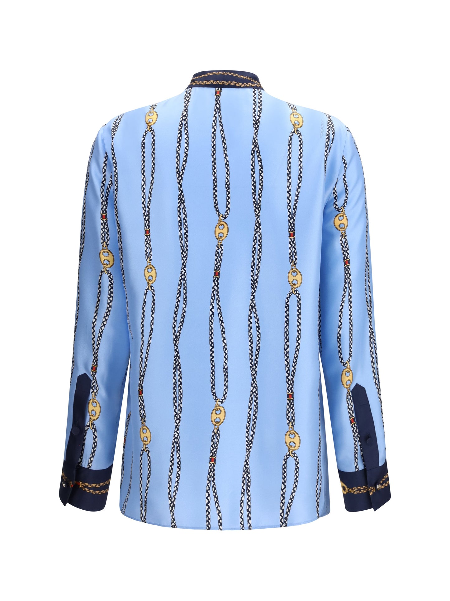 Gucci Women Silk Printed Shirt