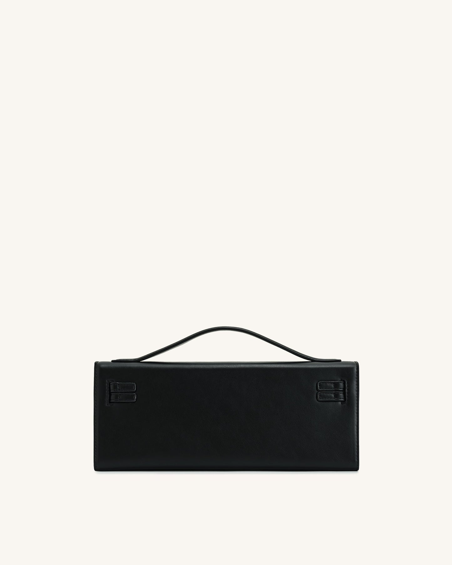 Bria Structured Top Handle Bag - Black