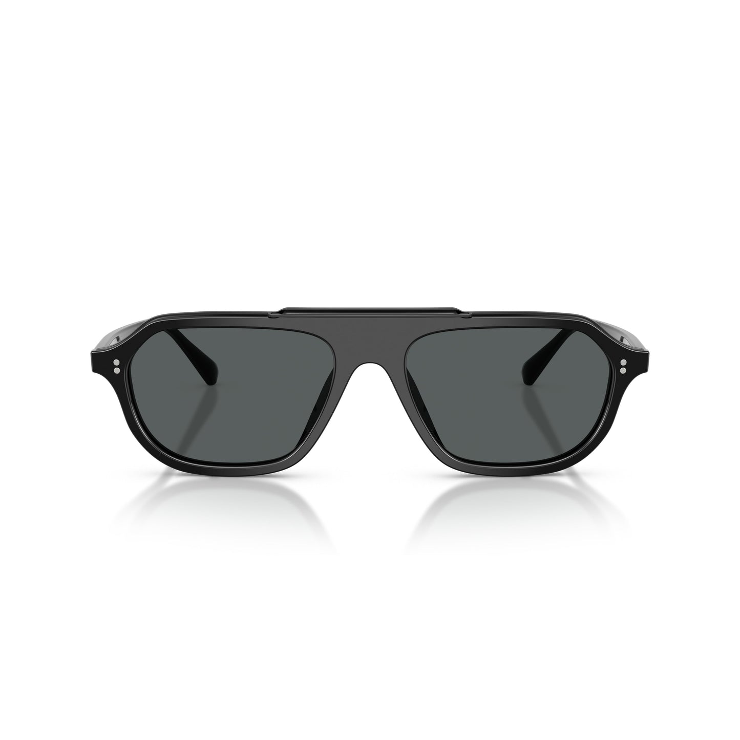 0Ov5613Su Bold Geometric Frame Sunglasses with Double Bridge Design