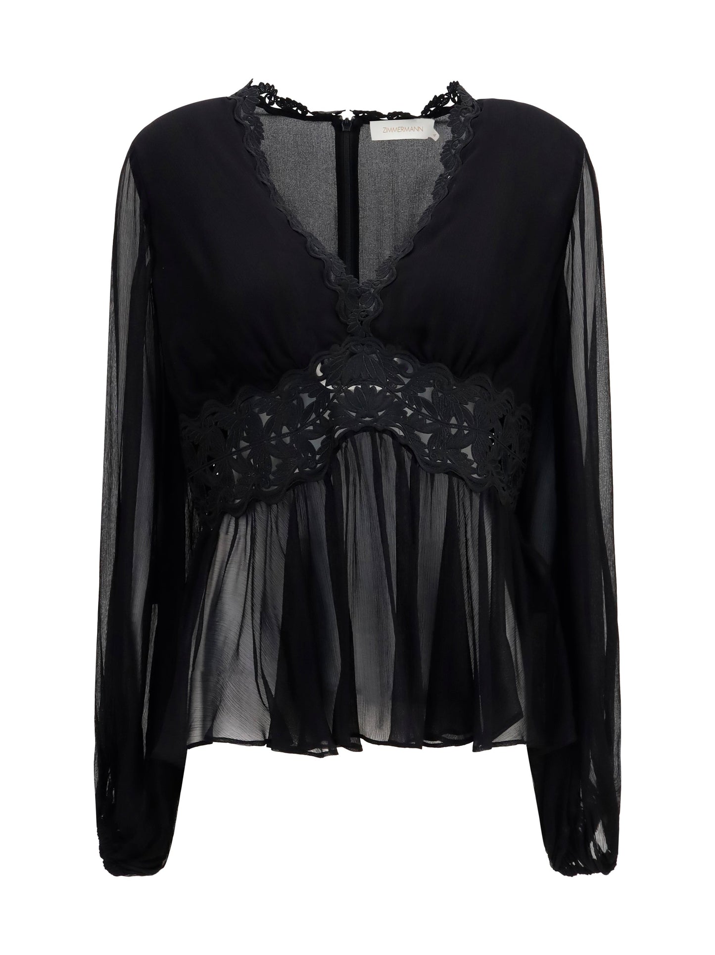 Zimmermann Women Luna Peplum Blouse